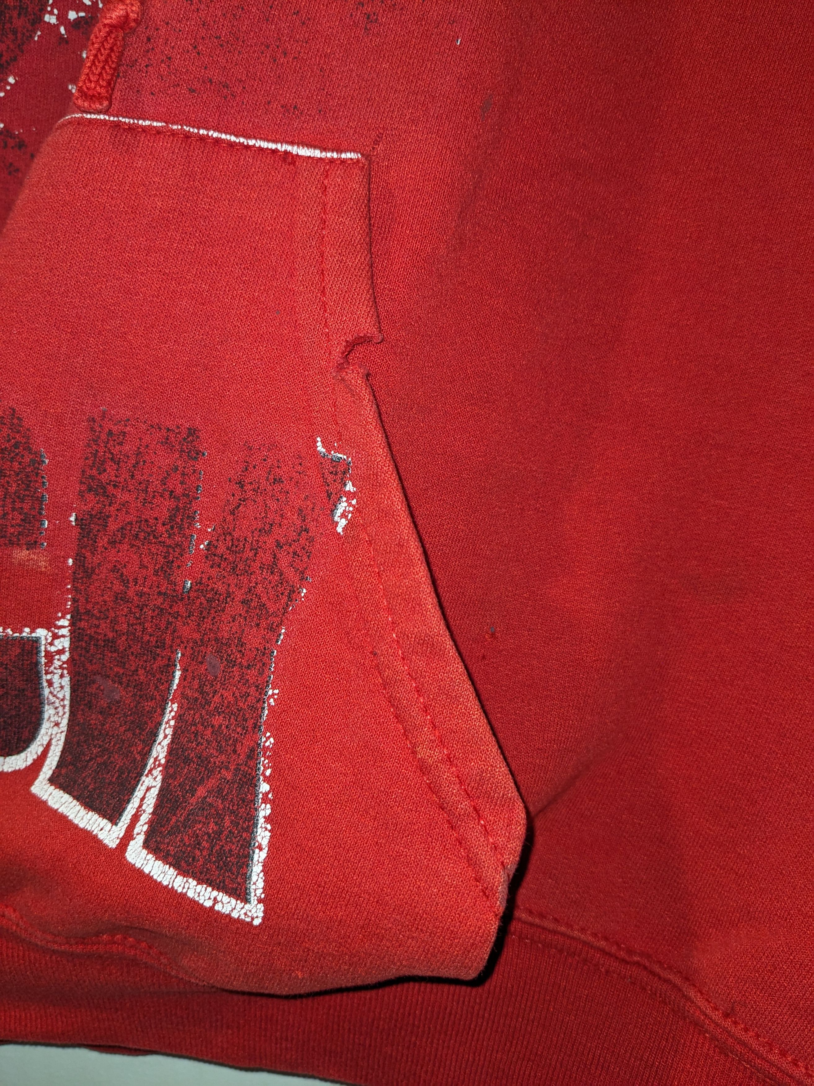 Lil Wayne × Vintage Vintage Y2K Lil Wayne Weezy Rap Music Red X-Large Hoodie Size US XL / EU 56 / 4 - 13 Thumbnail