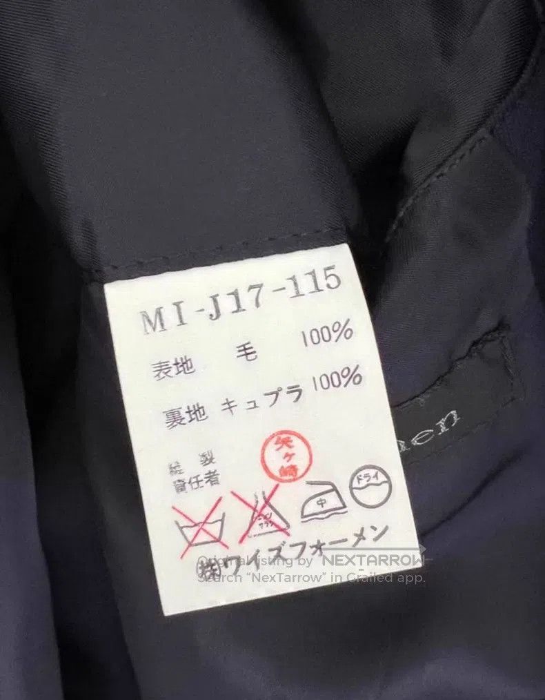 Yohji Yamamoto Yohji Yamamoto Pure wool blazer jacket Size US L / EU 52-54 / 3 - 3 Thumbnail