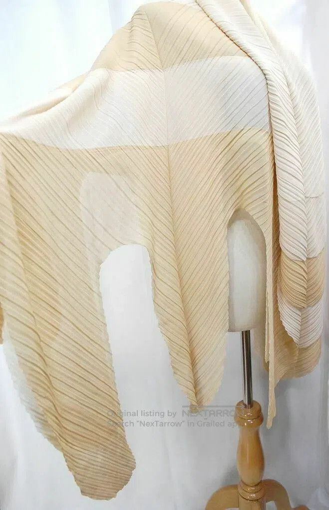 Issey Miyake Issey Miyake size:one size Irregular Patchwork Stripe Shaw Size XXS / US 00 / IT 34 - 3 Thumbnail
