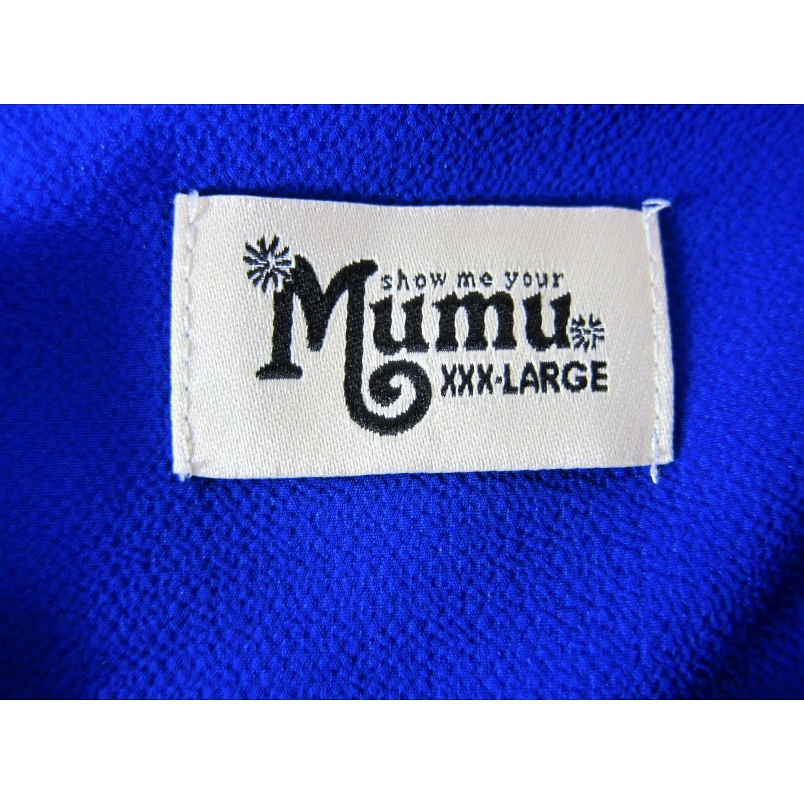Show Me Your MuMu Show Me Your MuMu Royal Blue Off Shoulder Cap Sleeve Long Maxi Dress 3XL Size XXL / US 16-18 / IT 52-54 - 3 Thumbnail