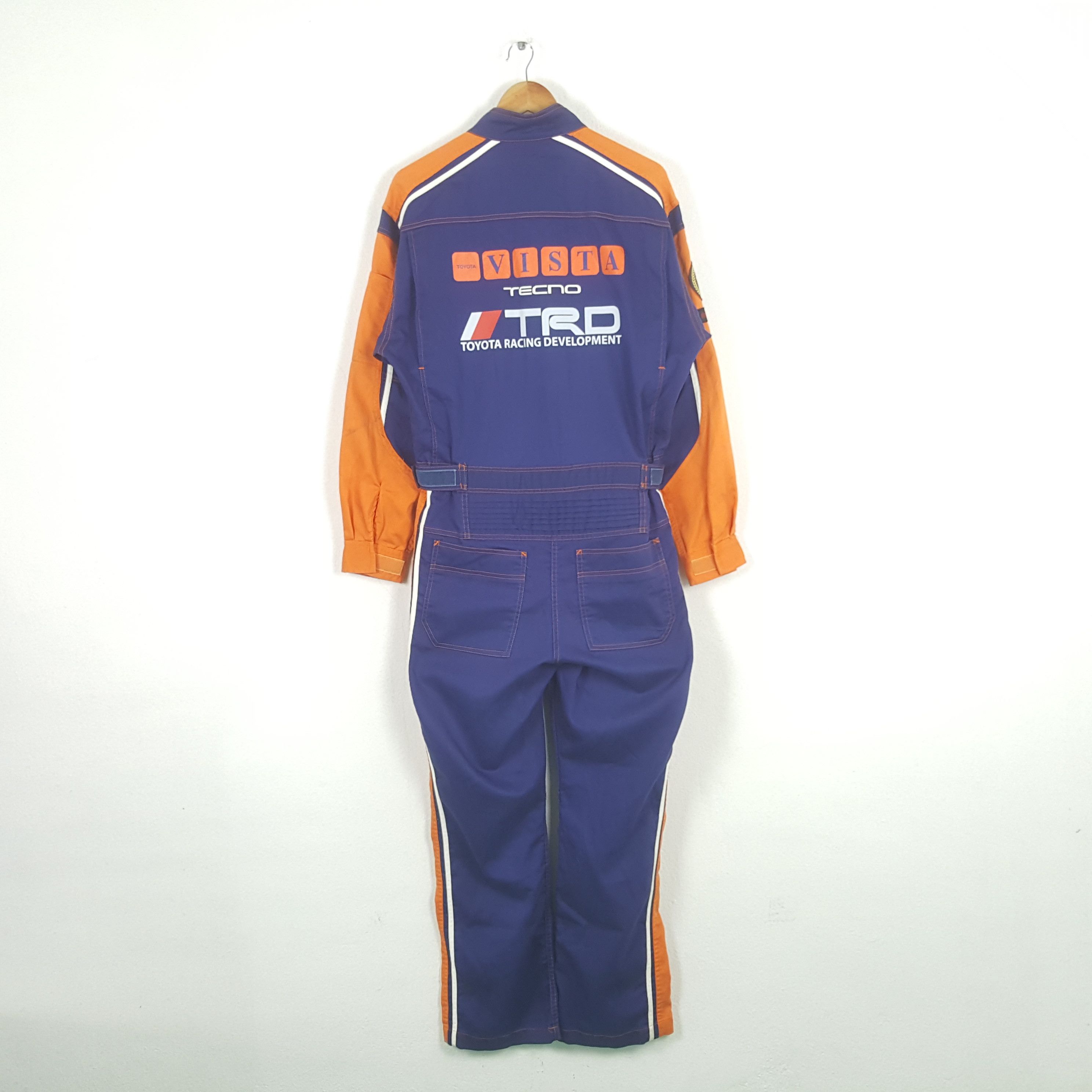 Japanese Brand Vintage TRD Toyota Racing Development Coverall Jacket RR16 Size US M / EU 48-50 / 2 - 1 Thumbnail