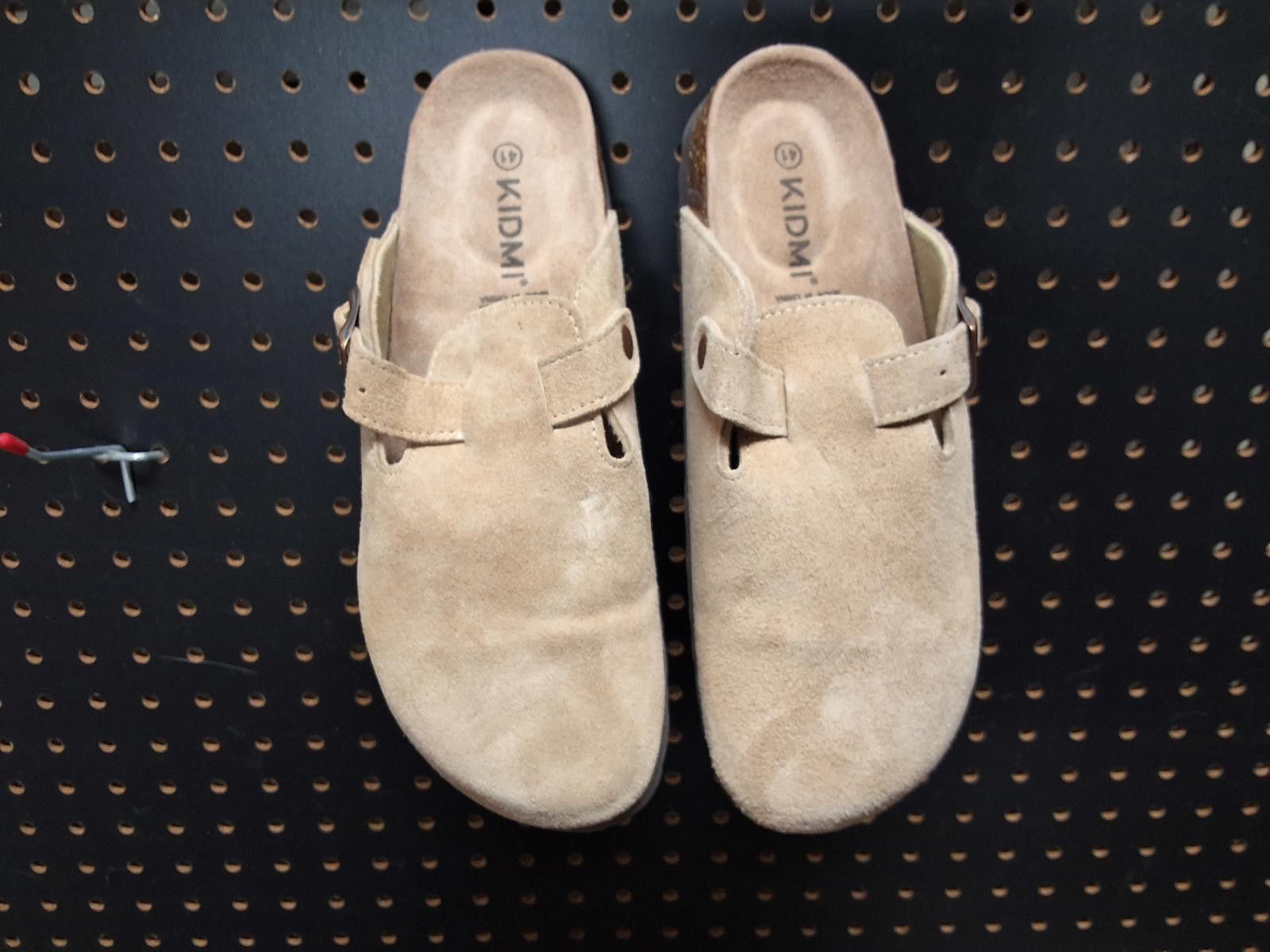 Kiminori Morishita Kidmi Women's Suede Clogs - Cozy & Chic, Act Fast! Size US 10.5 / IT 40.5 - 4 Thumbnail