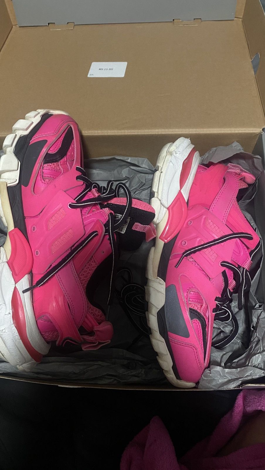 Balenciaga Fucsia Balenciaga Trainers Size US 6.5 / EU 39-40 - 9 Thumbnail