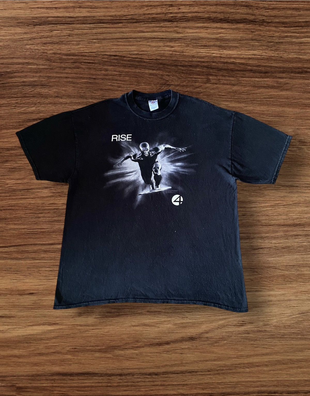 Vintage Vintage Jerzees Movie Fantastic 4 RISE Over Size T-Shirt Size US XL / EU 56 / 4 - 1 Thumbnail