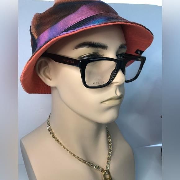 Gucci 💯 - New Authentic Gucci GG1177O Eyeglasses 004 - Black - T Size ONE SIZE - 7 Thumbnail