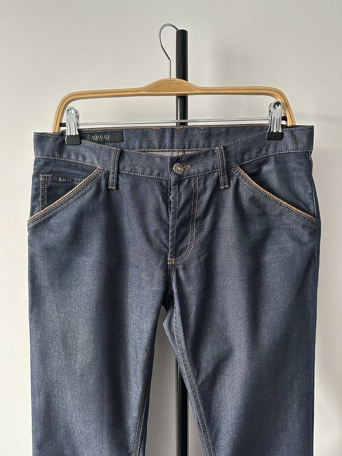 Gucci Gucci indigo jeans blue pants trousers Size 32" / US 10 / IT 46 - 2 Thumbnail