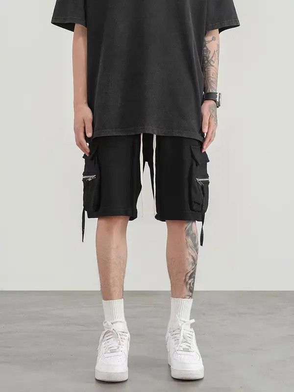 Japanese Brand VIBE Street hip hop skateboard streamer drawstring shorts Size US 30 / EU 46 - 5 Thumbnail
