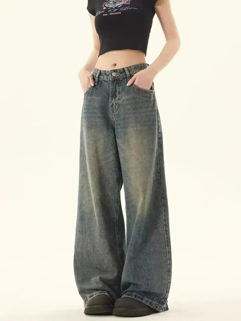Japanese Brand washed faded tie dye gradient punk hiphop jeans Size US 30 / EU 46 - 1 Thumbnail