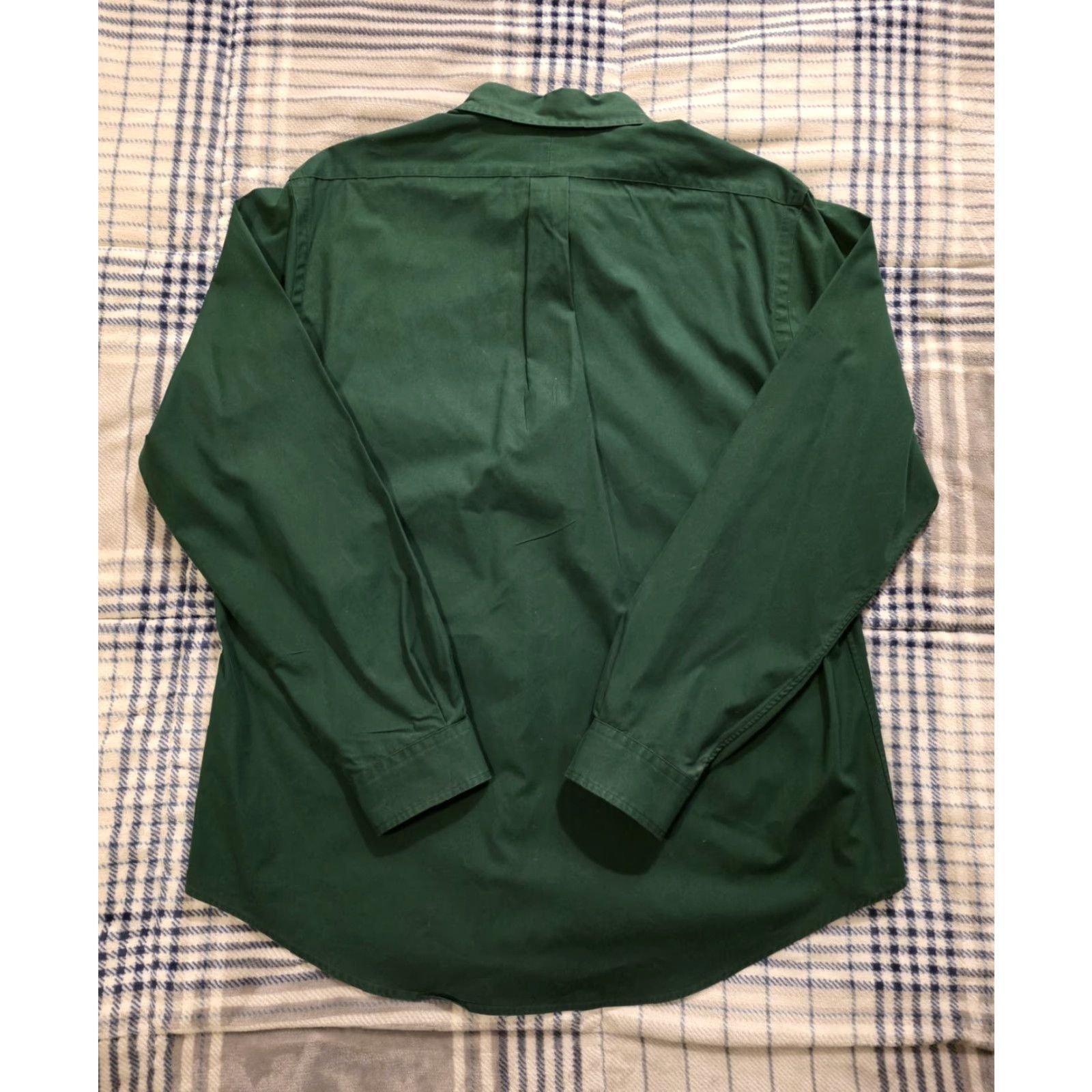 Polo Ralph Lauren Ralph Lauren Polo Ralph Lauren Triple Pony Long Sleeve Button-Up Shirt Forest Green XL Men’s Button-Down Collar Casual Business Size US XL / EU 56 / 4 - 3 Thumbnail