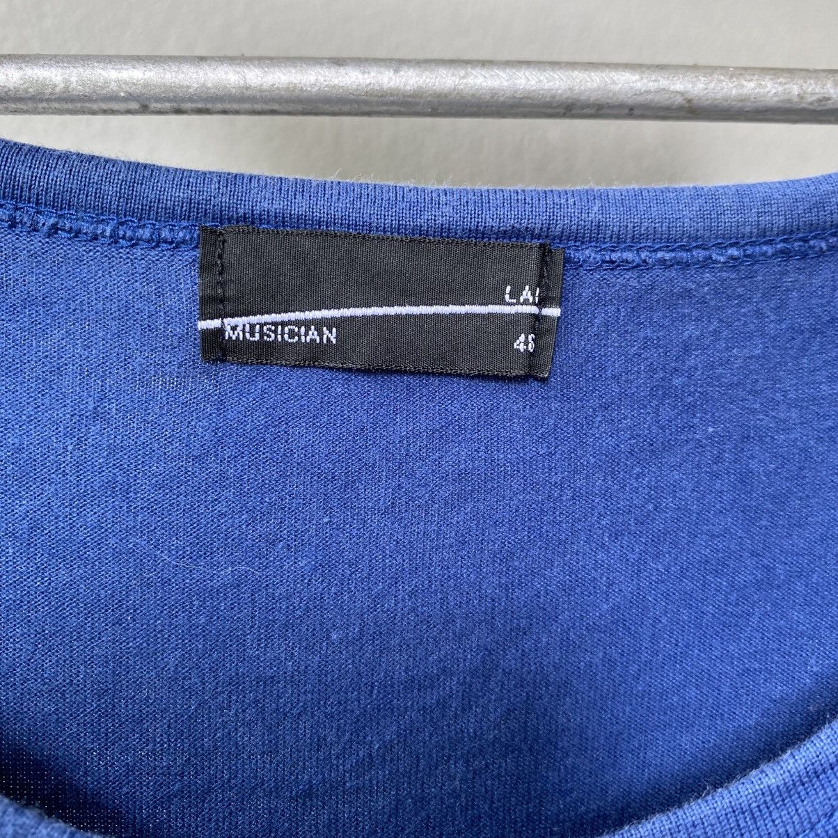 Lad Musician LAD MUSICAN Navy Blue Crewneck T-Shirt Size US S / EU 44-46 / 1 - 3 Thumbnail