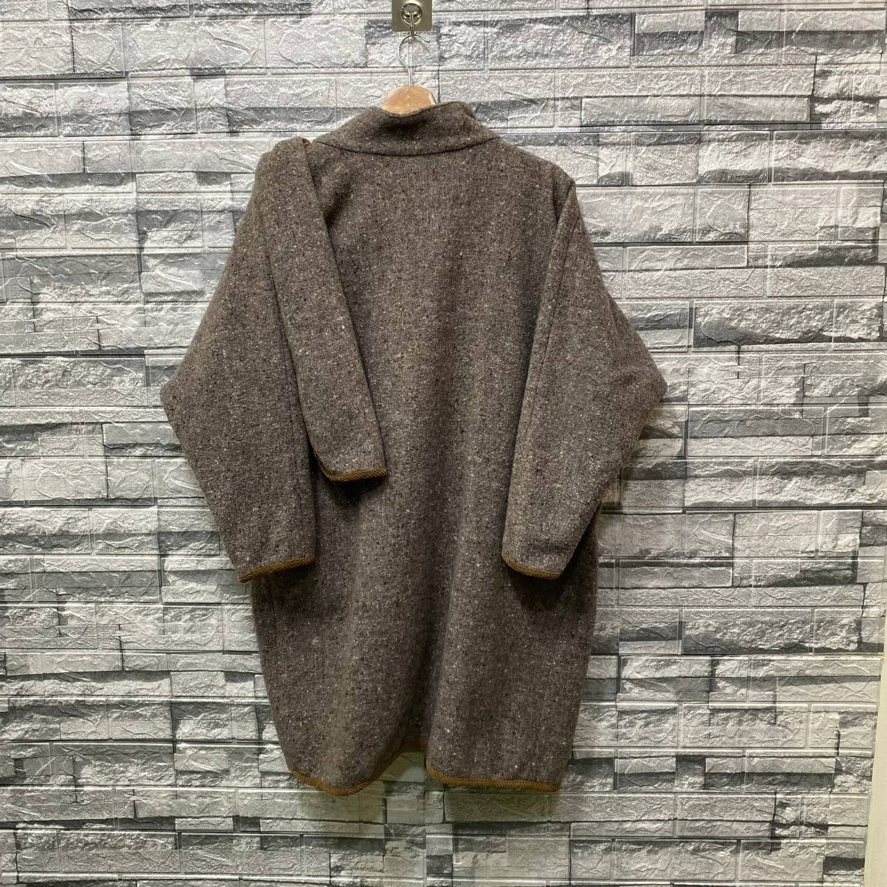 Japanese Brand YOHJI YAMAMOTO STYLE BOBBIE BROOKS N.YORK SCARF COAT WOOL Size US M / EU 48-50 / 2 - 14 Thumbnail