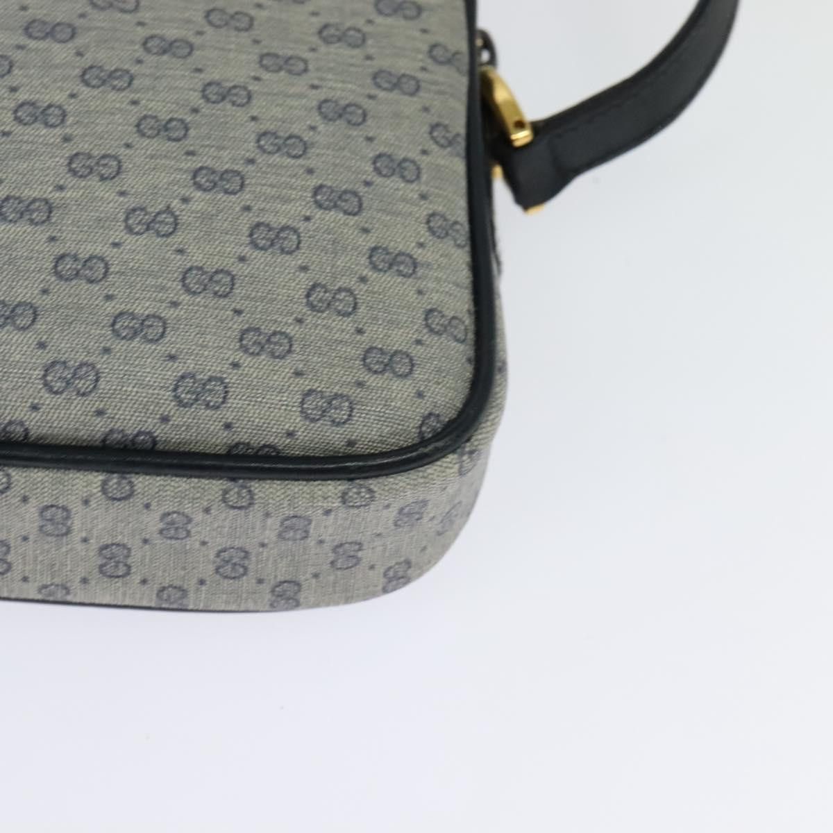 Gucci GUCCI Micro GG Supreme Shoulder Bag Pvc Navy Gold 007 904 Size ONE SIZE - 13 Thumbnail