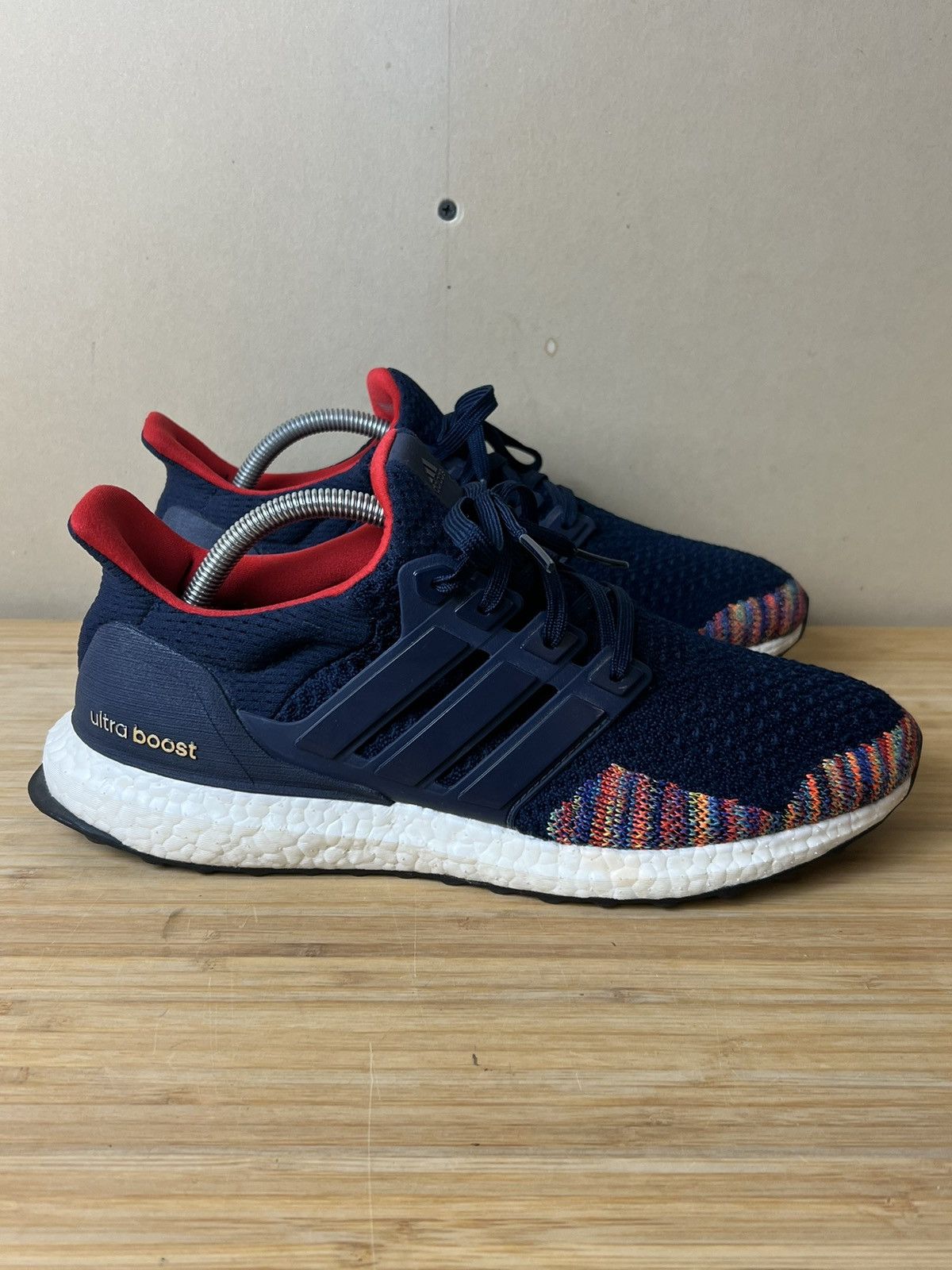 Adidas Ultra Boost 4 0 Navy Multi Color Grailed