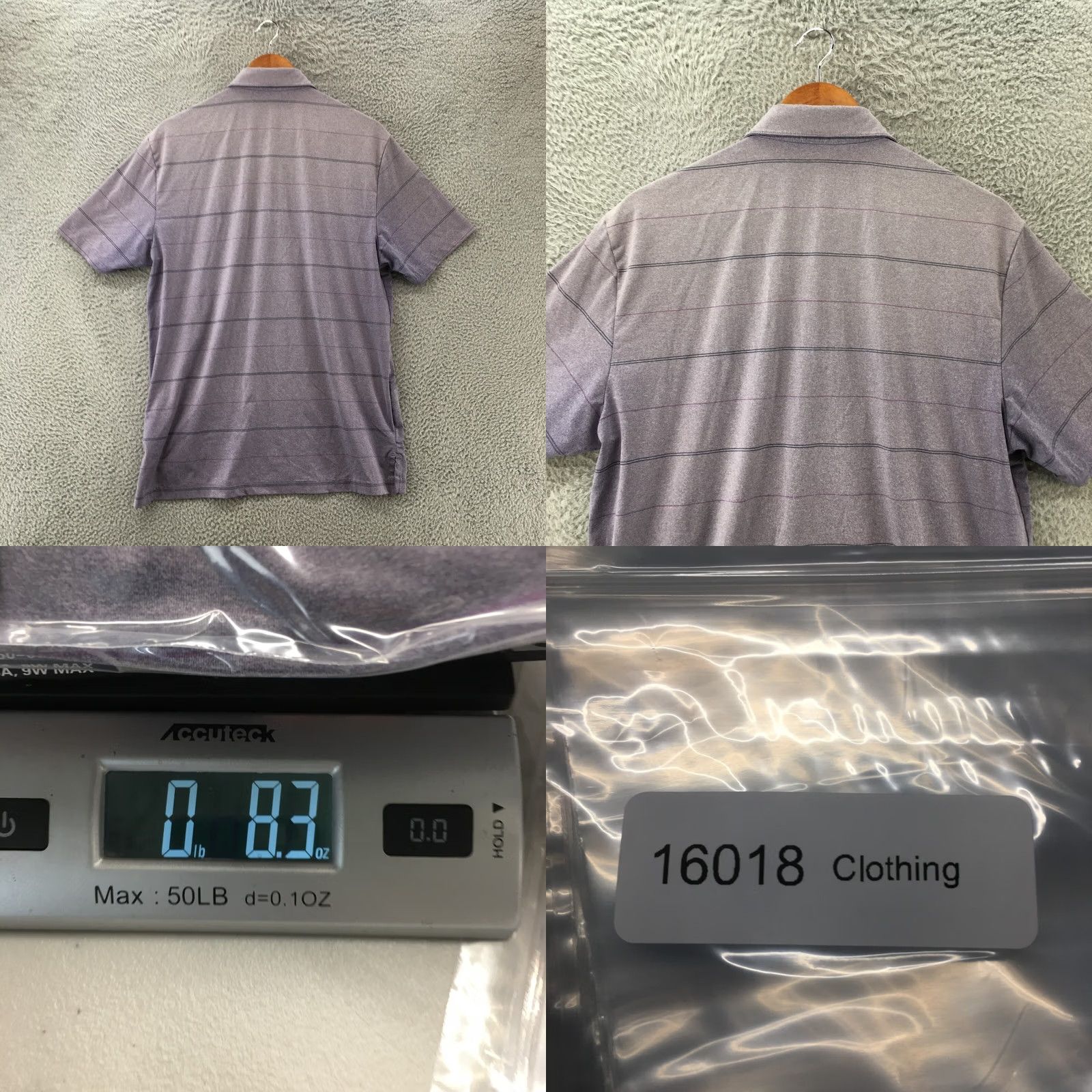 Adidas Adidas Polo Shirt Mens M Purple Polyester Blend Short Shirt Buttoned Collared Size US M / EU 48-50 / 2 - 8 Thumbnail