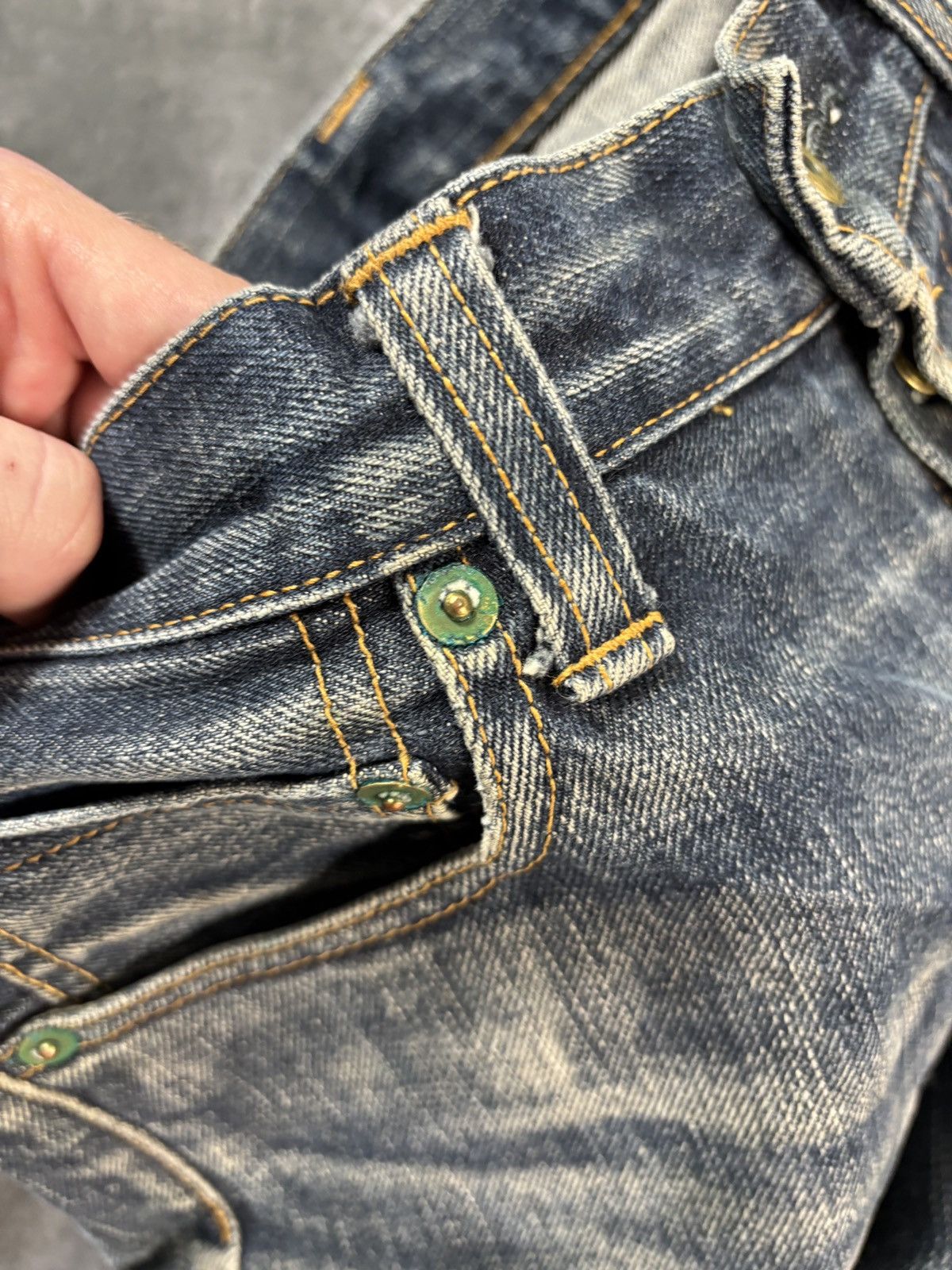 Blue Blue Japan × Japan Blue × Japan Blue Jeans Japan Blue Jeans Selvedge Denim Made in Japan JP 9201 Repair Size US 30 / EU 46 - 10 Thumbnail