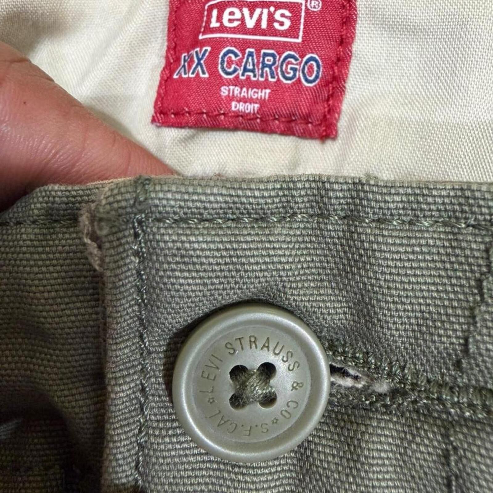 Levi's Levi's XX cargo Straight Droit green pants Size US 32 / EU 48 - 5 Thumbnail