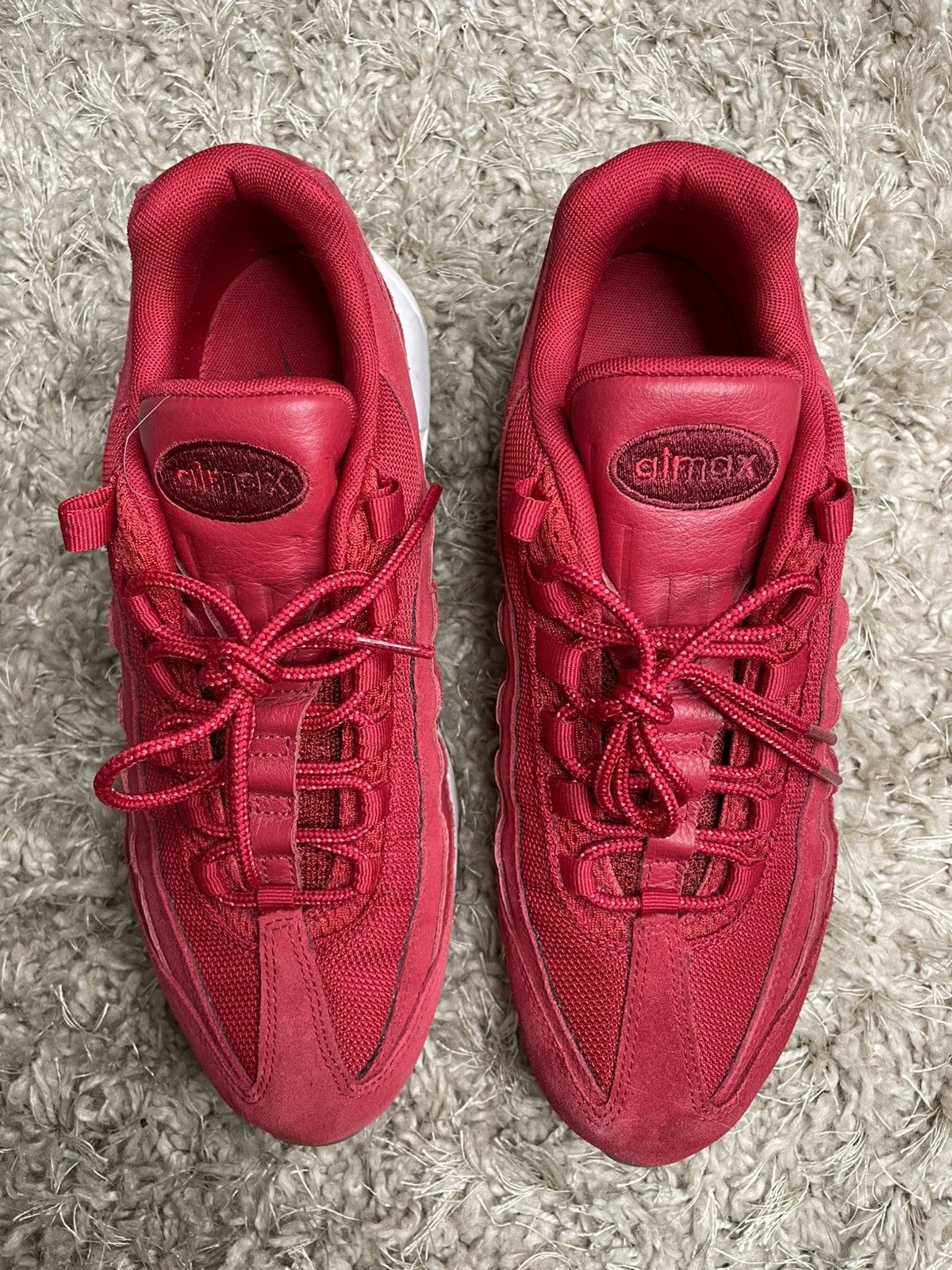 Nike Nike Air Max 95 Premium Gym Red Size US 9 / EU 42 - 5 Thumbnail