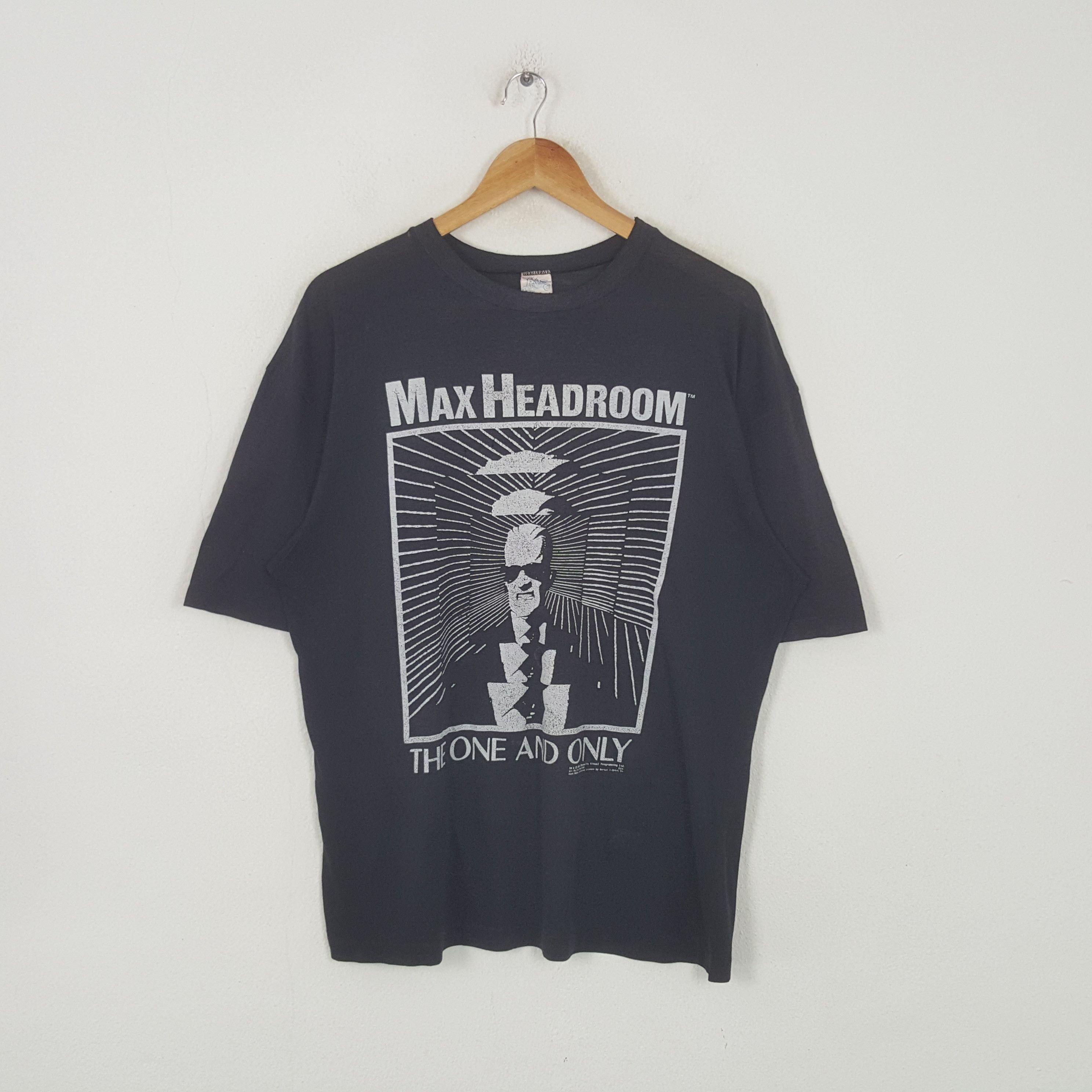 Vintage Vintage 1987 Max Headroom TV SERIES Tshirt Size US L / EU 52-54 / 3 - 1 Thumbnail