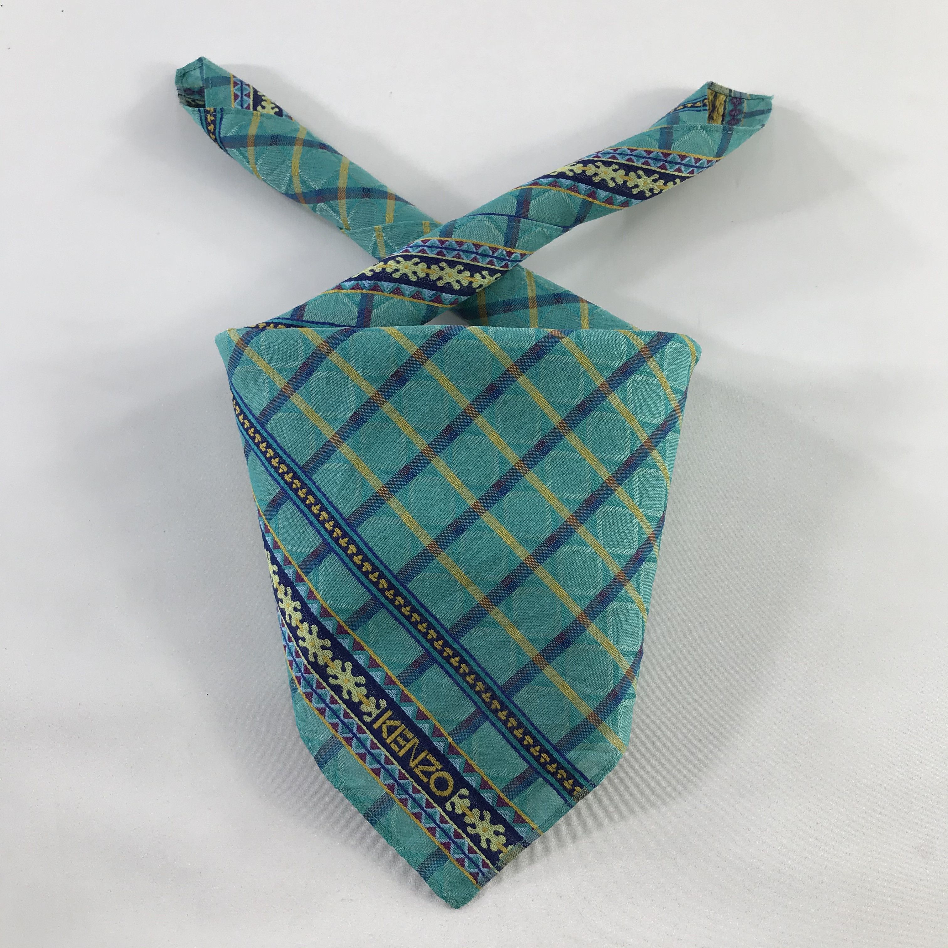 Kenzo × Vintage Kenzo Bandana / Handkerchief / Neckerchief - S485 Size ONE SIZE - 3 Thumbnail