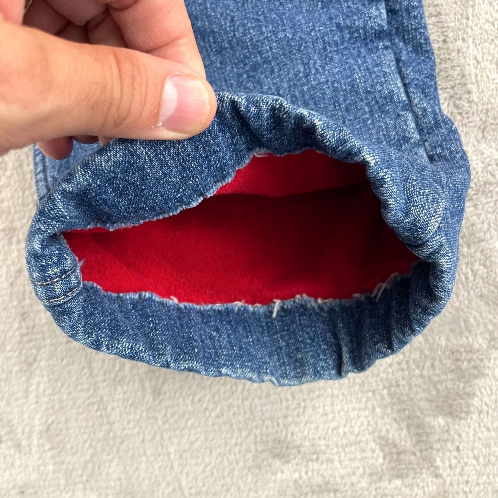 Gap Vintage Gap Jeans Men 30x30 Blue Fleece Lined Loose Fit 5-Pocket Denim Straight Size US 30 / EU 46 - 6 Thumbnail