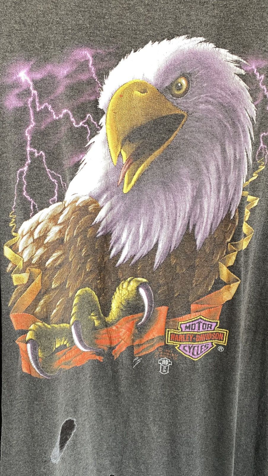 Harley Davidson Harley davidson vintage eagle tee 3d emblem 1987 Size US L / EU 52-54 / 3 - 4 Thumbnail