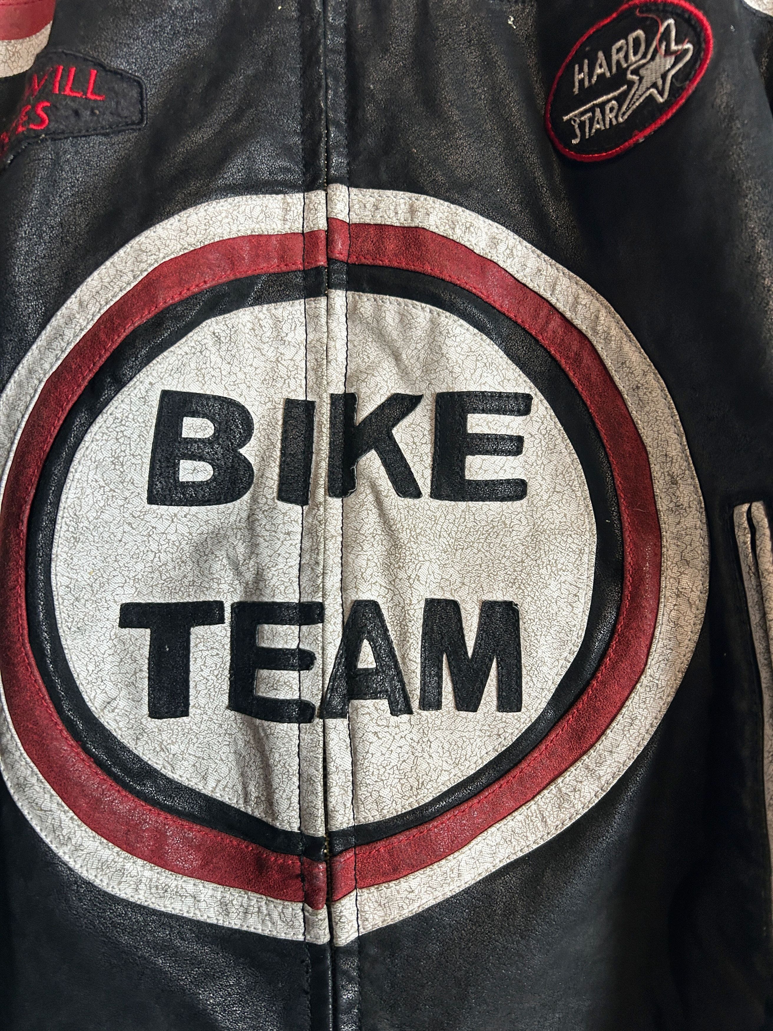 Vintage Bike Team Racing Leather Jacket Moto Graphic Y2K Vintage Size US M / EU 48-50 / 2 - 10 Thumbnail
