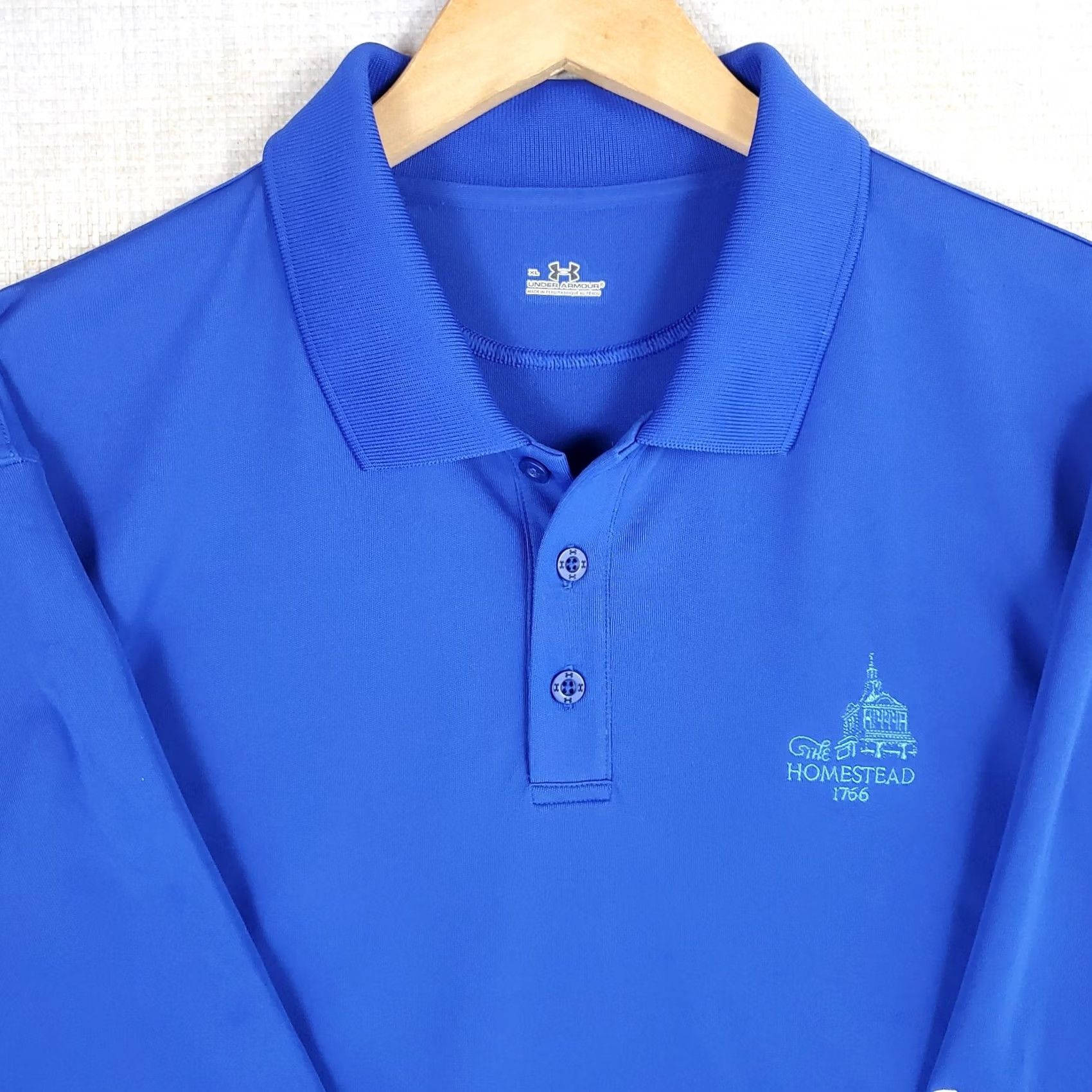Under Armour Under Armour Men's Polo Shirt XL Blue Short Sleeve Performance Golf Size US XL / EU 56 / 4 - 3 Thumbnail