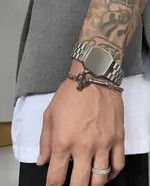 Jewelry Fashion hip hop titanium steel skeleton bracelet chain Size ONE SIZE - 4 Thumbnail