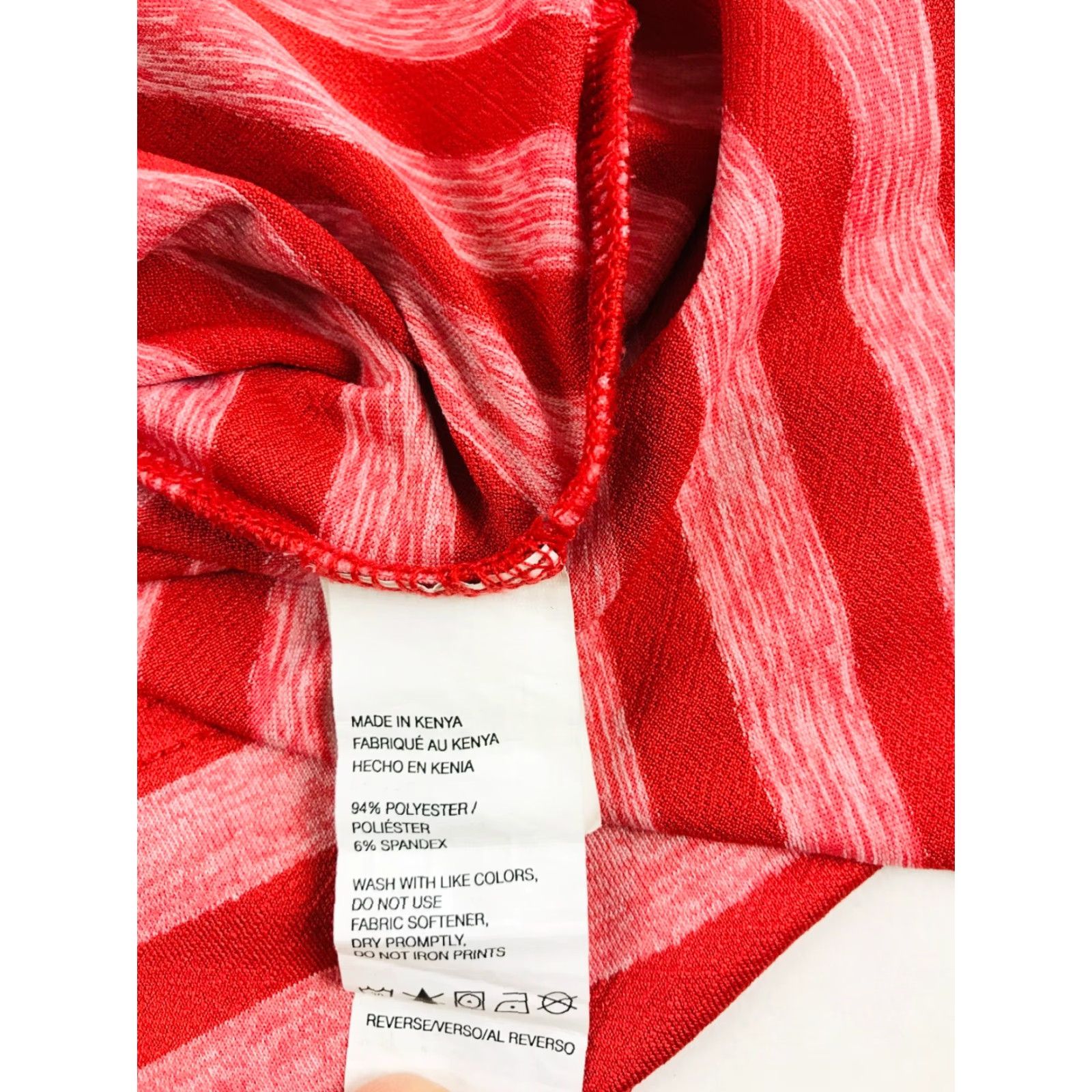 Izod IZOD Polo Shirt Male M Red Striped Stretch 1/4 Button Short Sleeve Golf Shirt Size US M / EU 48-50 / 2 - 6 Thumbnail