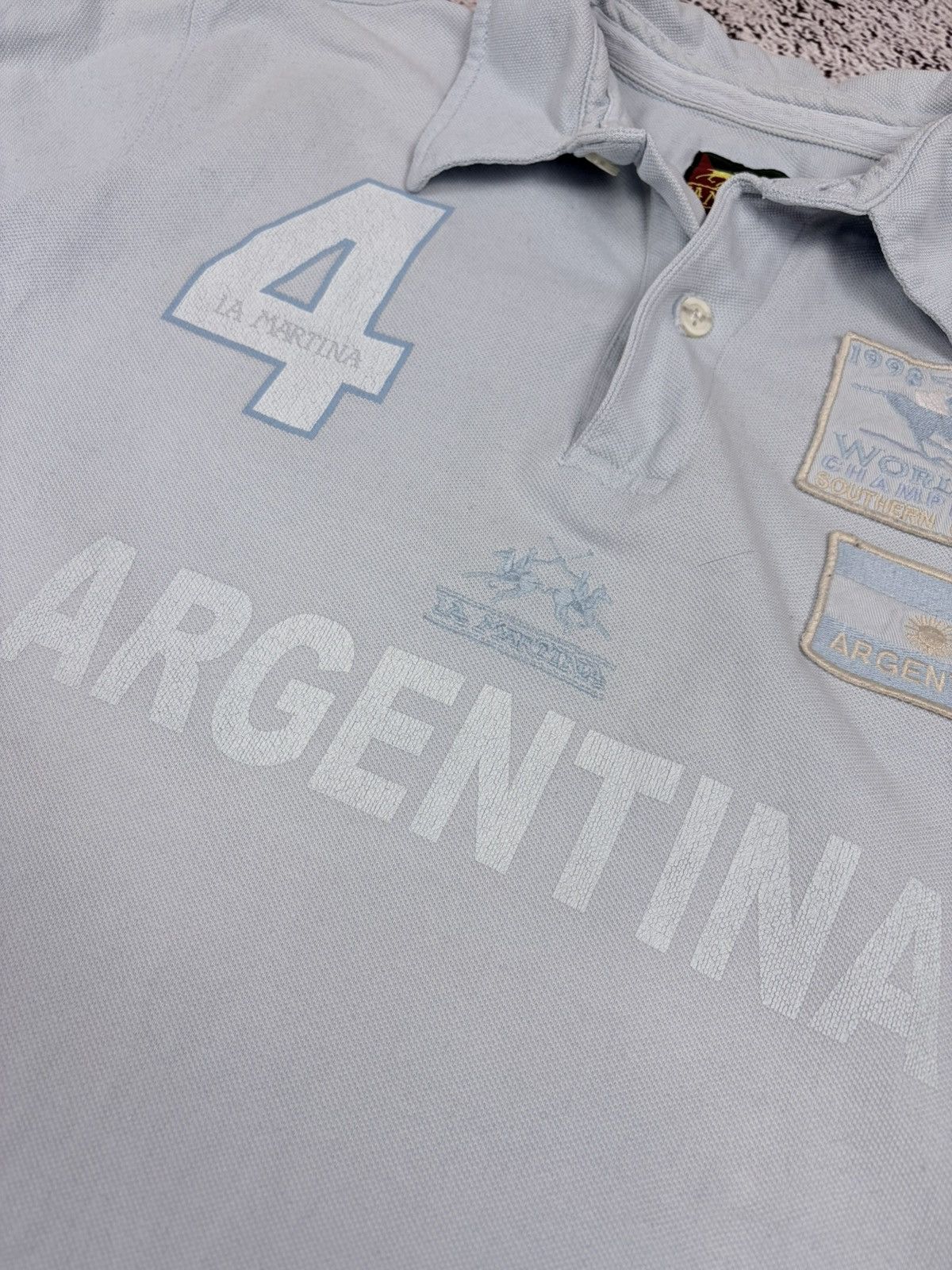 La Martina La Martina Argentina Polo Team World Championship Blue M Size US M / EU 48-50 / 2 - 9 Thumbnail