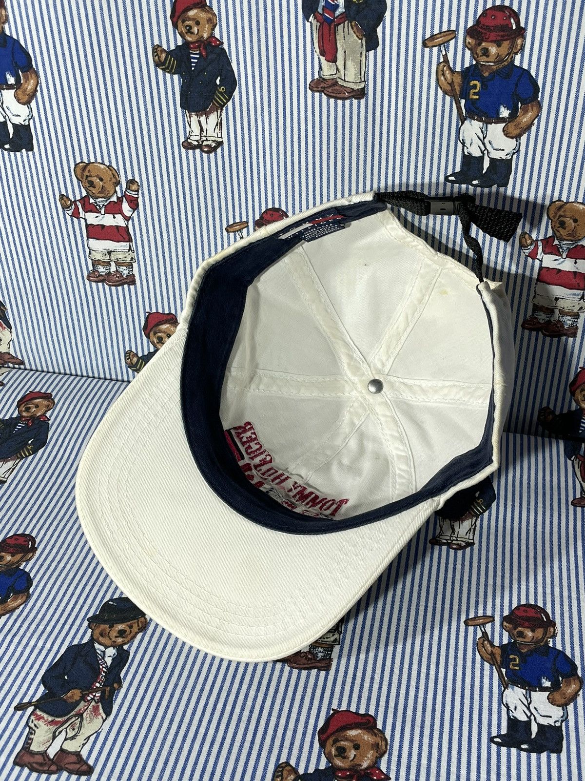 Tommy Hilfiger × Vintage Cap Tommy Hilfiger International Games OG Vintage 90’s Size ONE SIZE - 11 Thumbnail