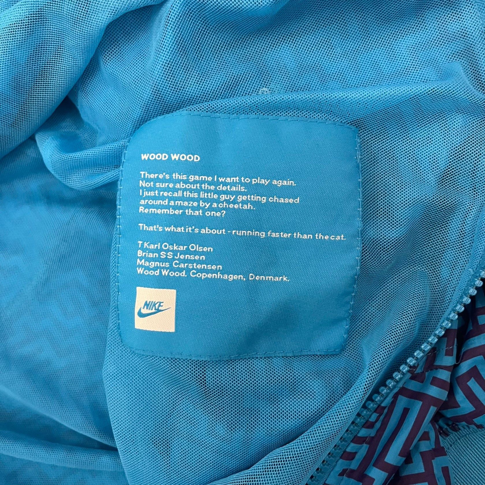 Nike Nike Wood Wood CoLab “Labyrinth” Split Windbreaker Size US M / EU 48-50 / 2 - 5 Thumbnail