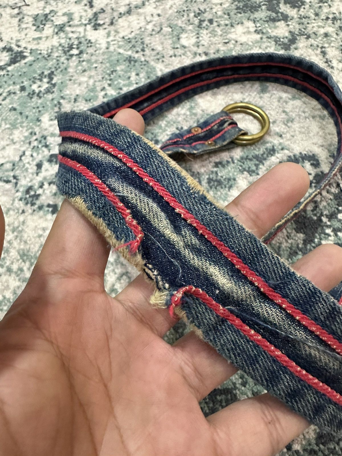 Blue Blue Japan HR Market Selvedge Denim Belt Size ONE SIZE - 3 Thumbnail