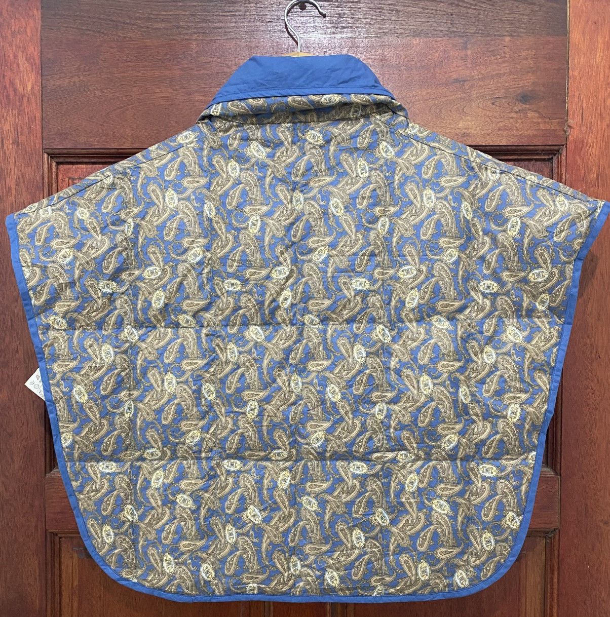 Celine Vintage Celine Paisley Down Poncho Rare Colour Size US L / EU 52-54 / 3 - 4 Thumbnail