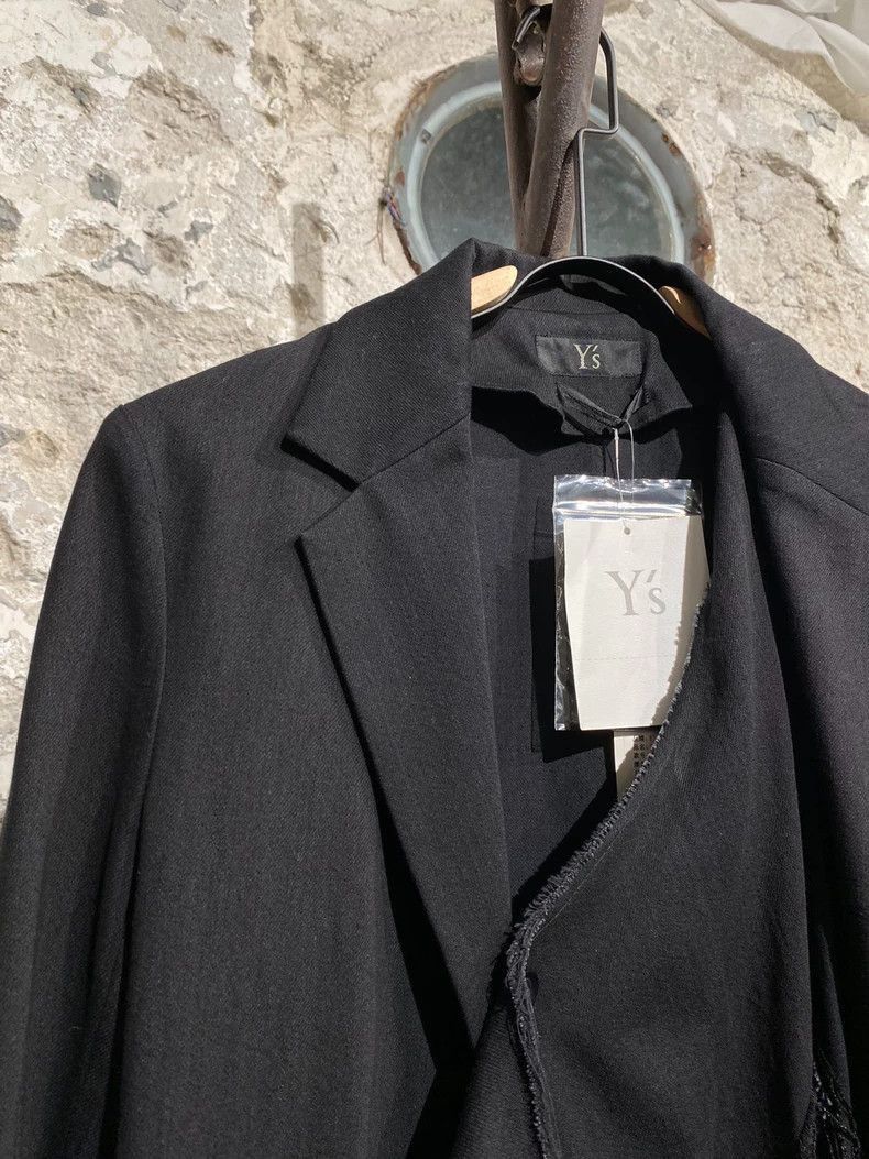 Yohji Yamamoto Yohji Yamamoto Y's irregularly ripped fringe suit-2505 Size US M / EU 48-50 / 2 - 7 Thumbnail