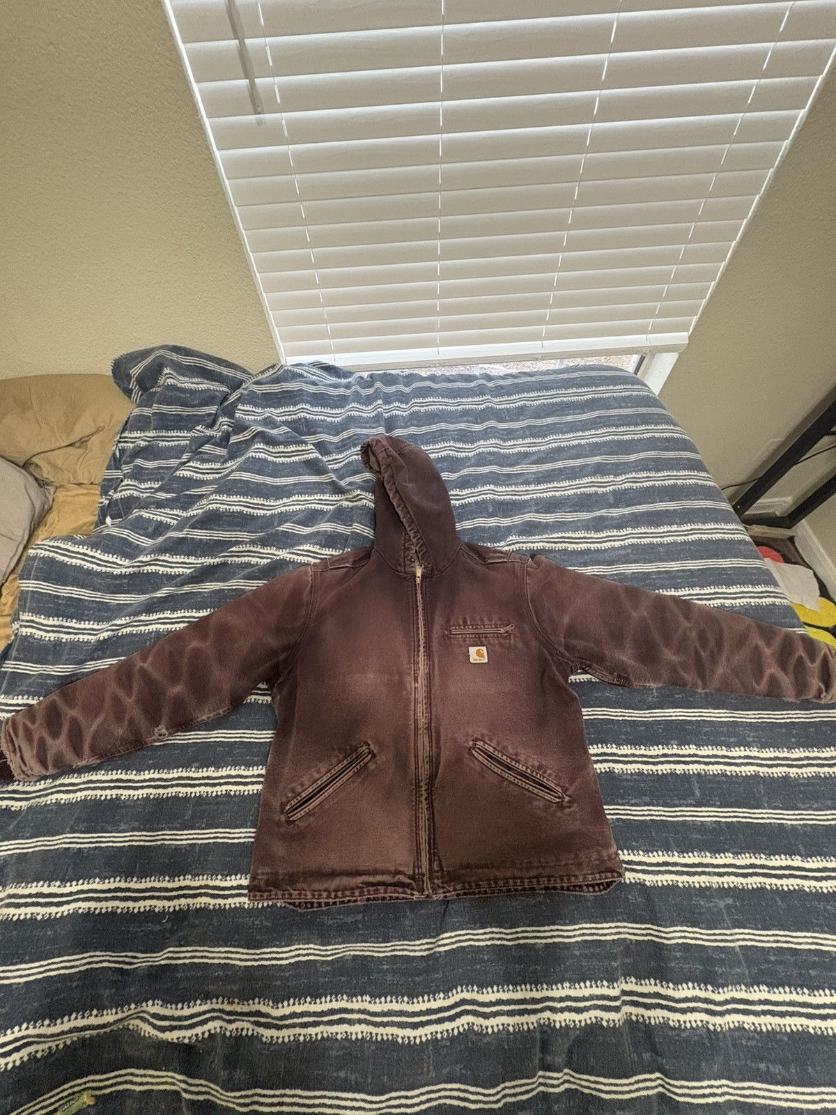 Carhartt Faded burgundy carhartt sherpa lining Size US L / EU 52-54 / 3 - 1 Thumbnail