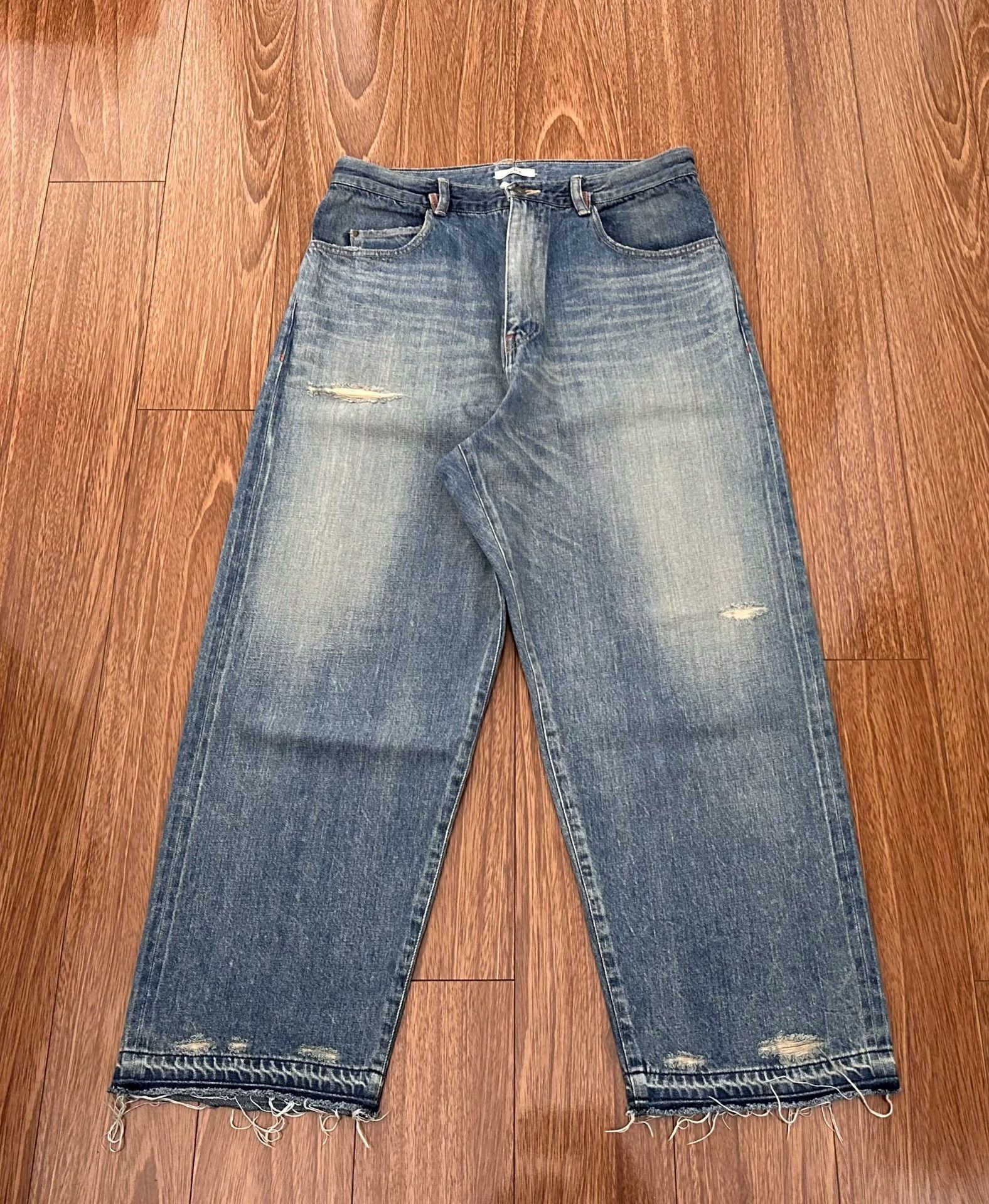 Other saby Kamata Denim Trousers Distressed Loose L MINT Size US 34 / EU 50 - 1 Thumbnail