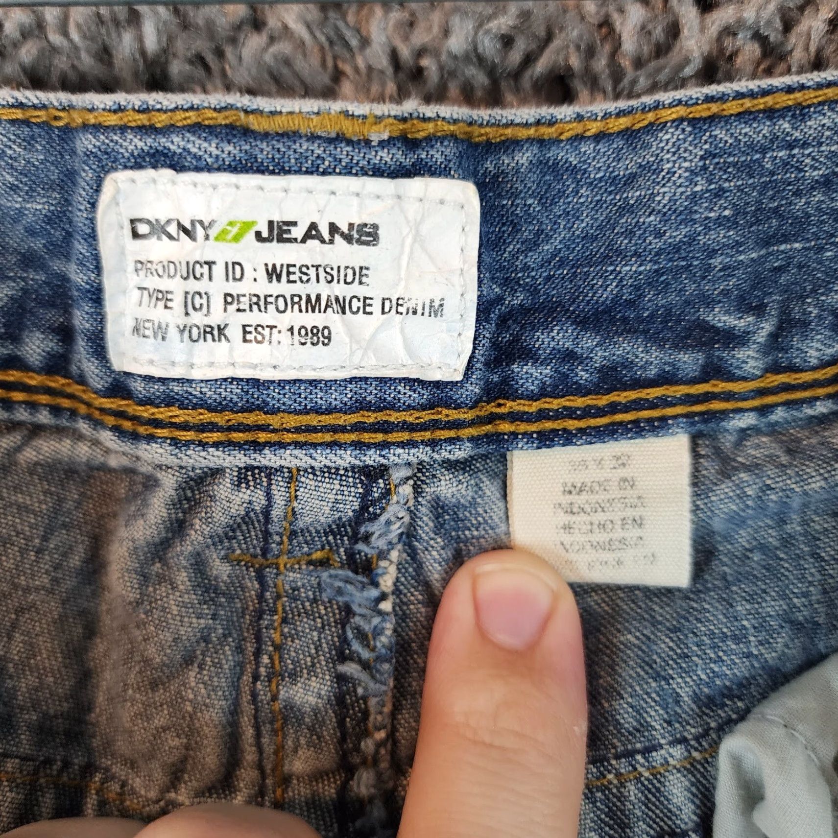DKNY DKNY Jeans Men Straight Blue Denim 36x32 Mens Size US 36 / EU 52 - 4 Thumbnail