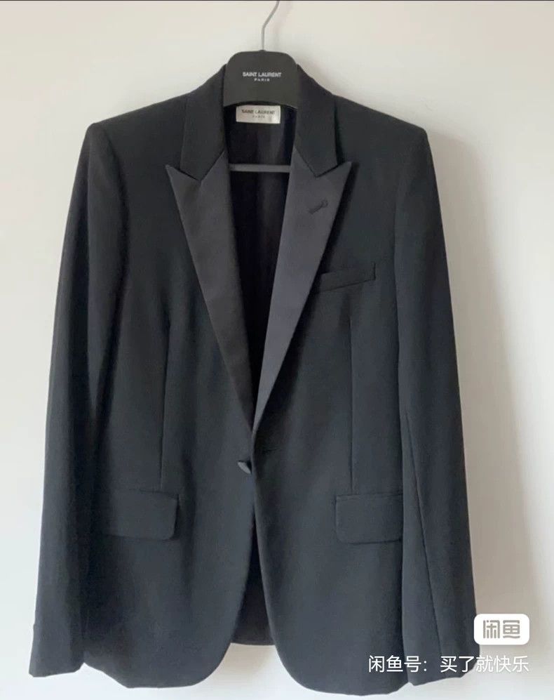 Saint Laurent Paris Saint laurent paris Smoking blazer 2506-Nextarrow Size 44R - 2 Thumbnail