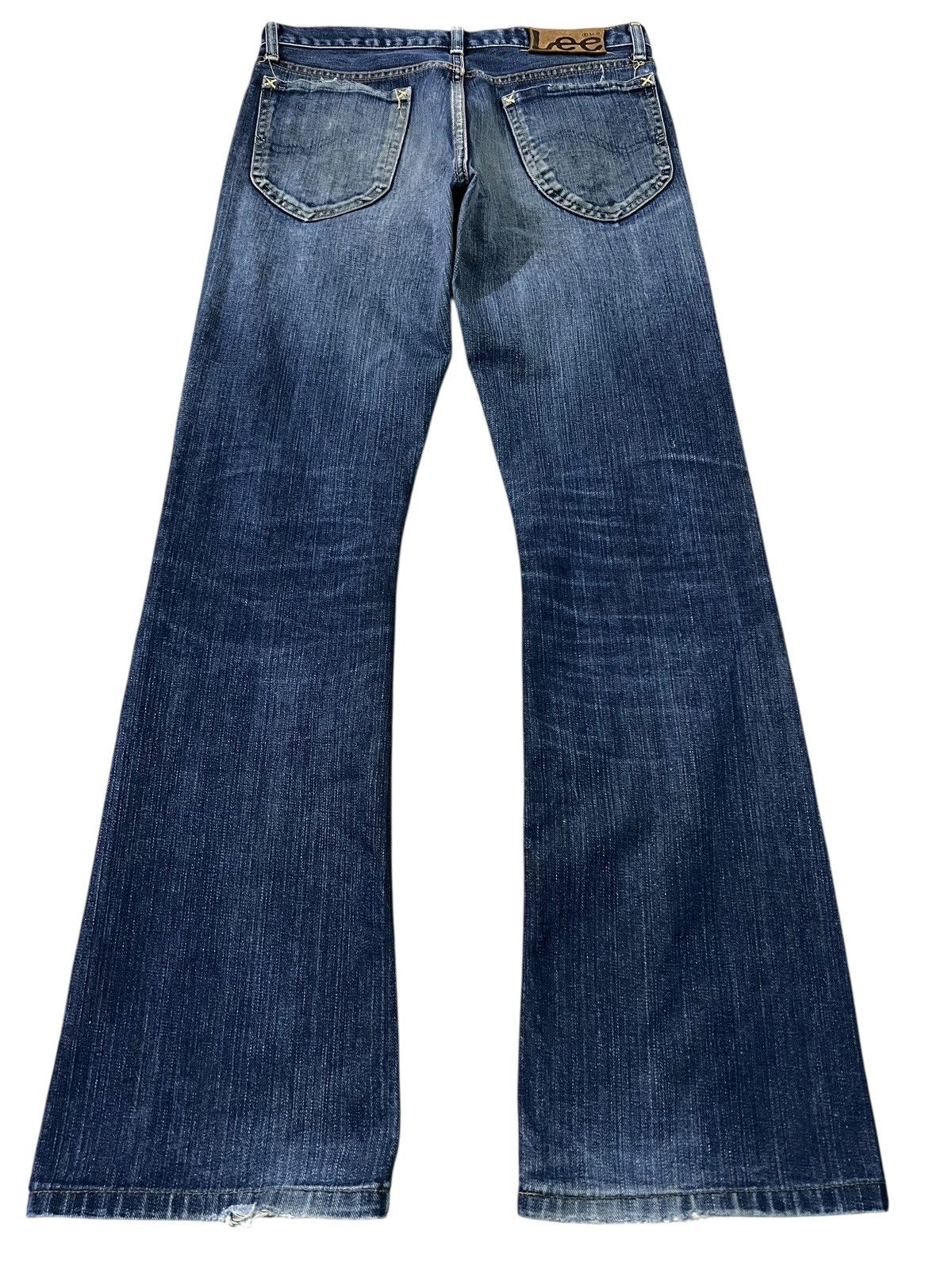 Japanese Brand 💥Flare💥Vintage Lee Riders Distress Jean Size US 30 / EU 46 - 2 Thumbnail
