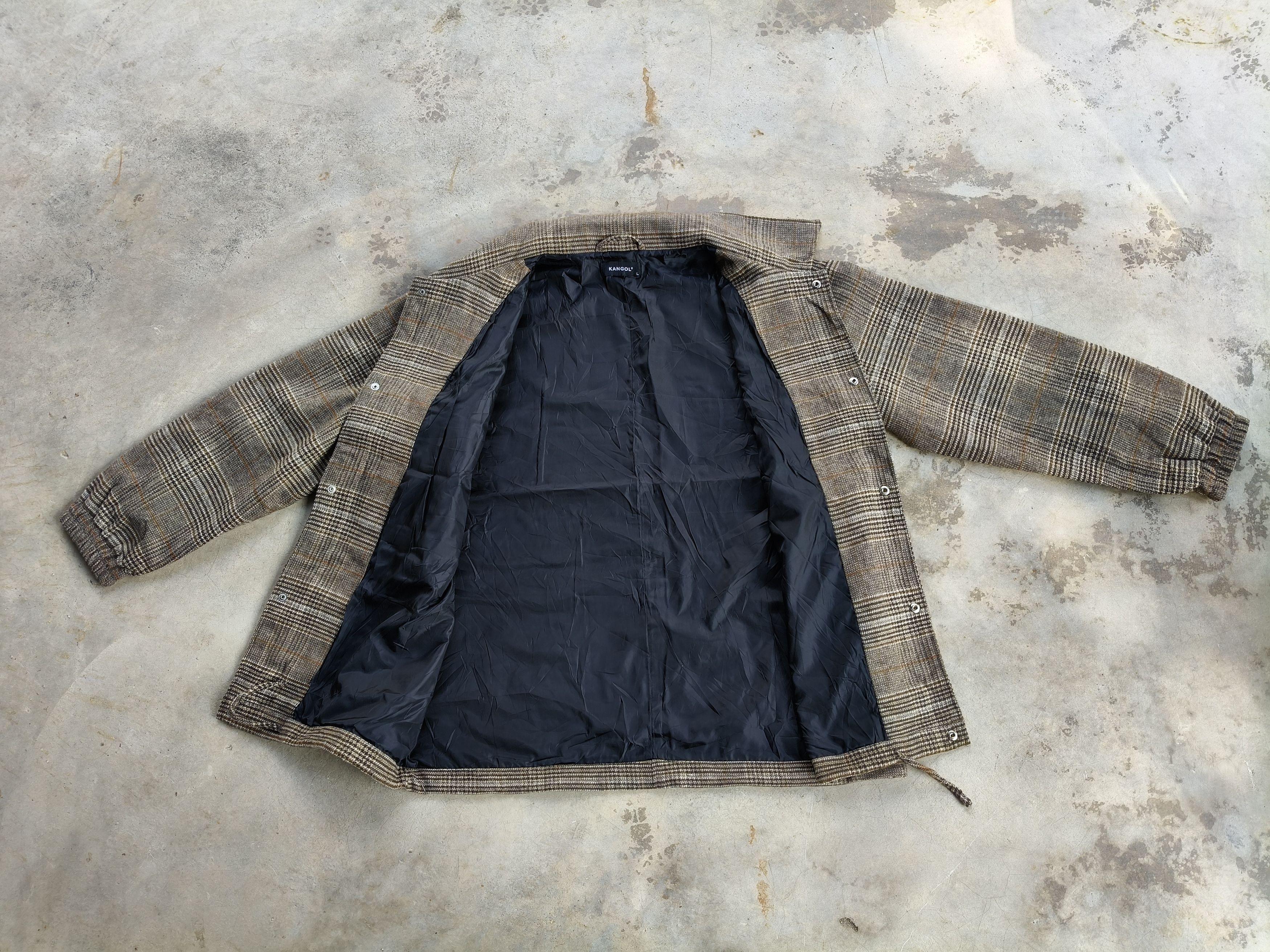 Kangol Kangol Button Up Flannel Jacket Size US L / EU 52-54 / 3 - 7 Thumbnail