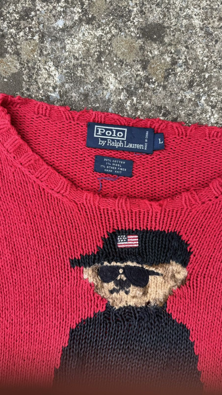 Polo Ralph Lauren Polo Ralph Lauren Infamous Bear Sweater *Rare* Size US L / EU 52-54 / 3 - 3 Thumbnail