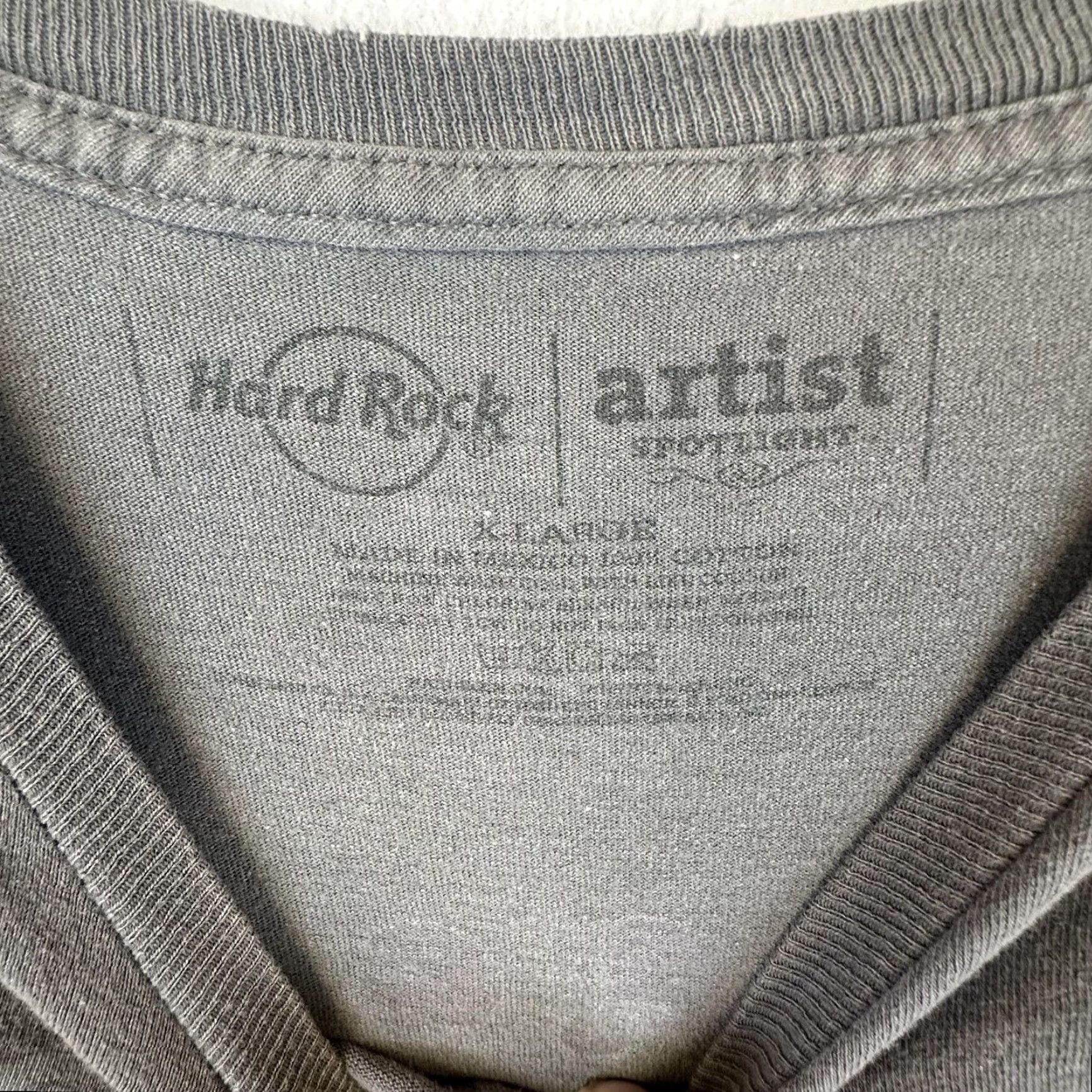 Hard Rock Cafe Hard Rock Cafe John Lennon Shirt Mens XL Gray Short Sleeve Crew Neck Graphic Print Vintage: No Music Rock Peace Size US XL / EU 56 / 4 - 6 Thumbnail