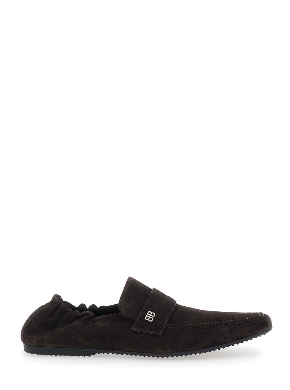 Balenciaga 'PALERMO' Brown Loafers with Rounded Toe in Leather for Men Size US 9 / EU 42 - 1 Thumbnail