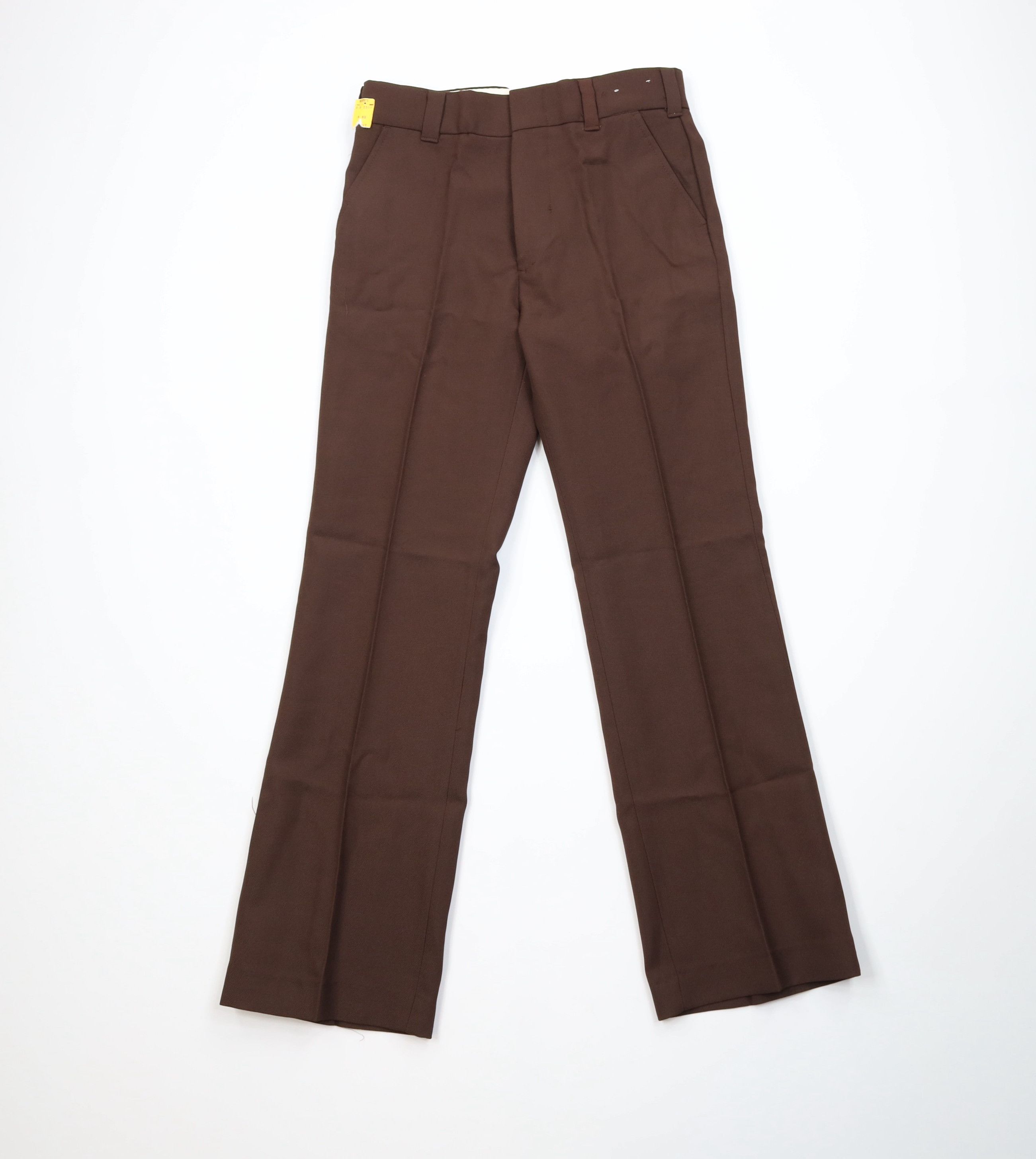 Vintage Deadstock Vintage 70s Streetwear Wide Leg Chino Pants Brown Size US 30 / EU 46 - 1 Thumbnail