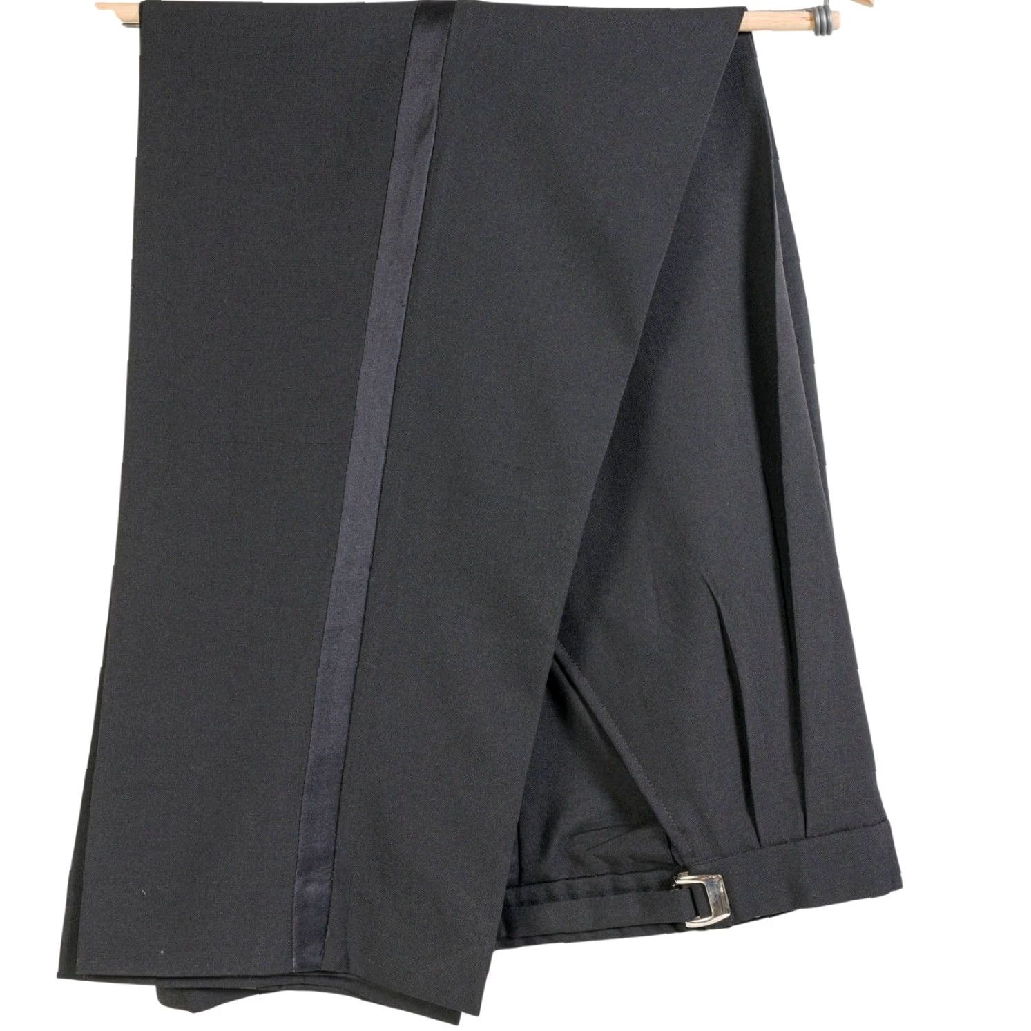 Vintage Calvin Michaels Tuxedo Junction 3 Piece Black Formal Tuxedo Set Size 39R Size 40R - 6 Thumbnail
