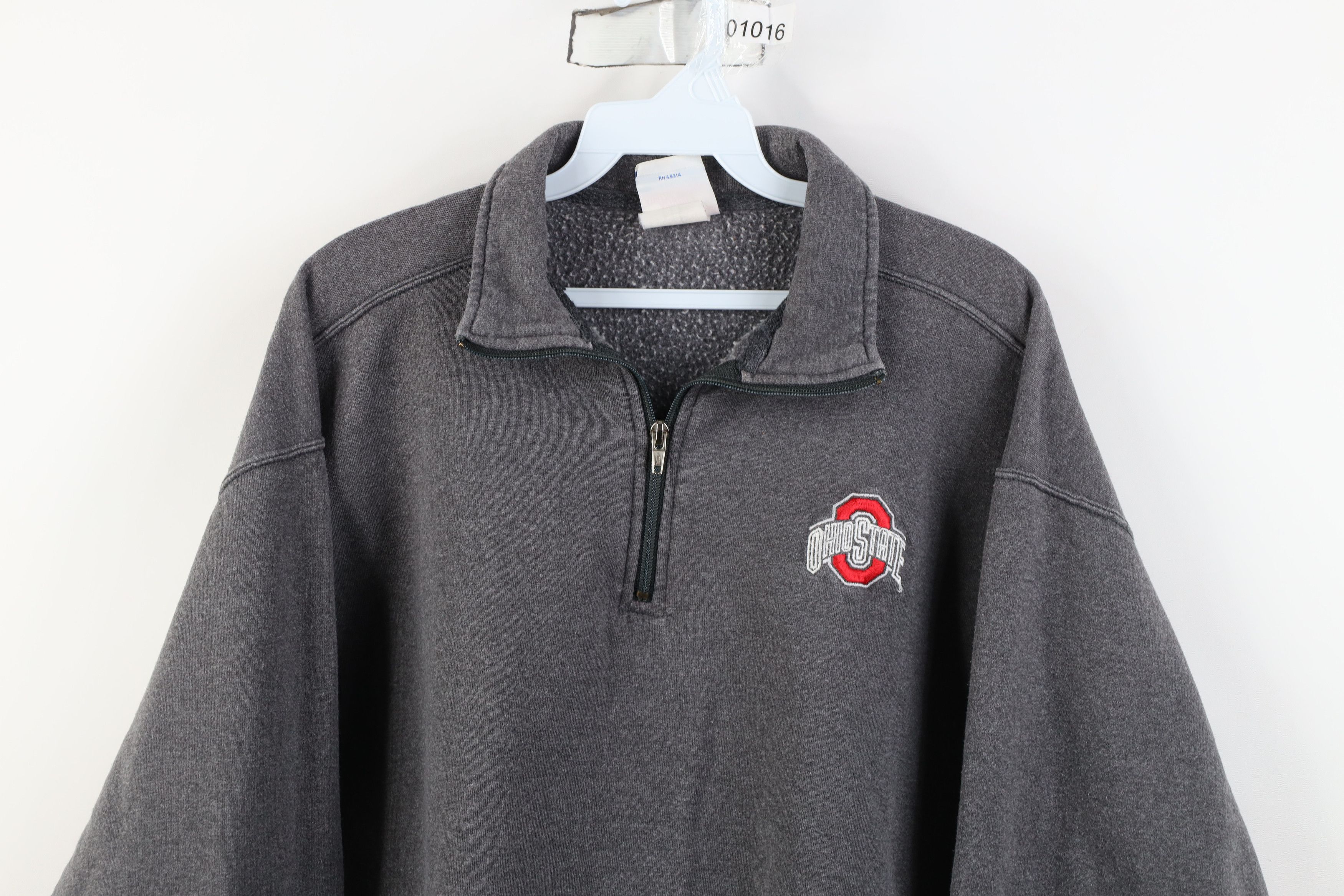 Champion Vintage 90s Champion Ohio State University Half Sweatshirt Size US M / EU 48-50 / 2 - 2 Thumbnail