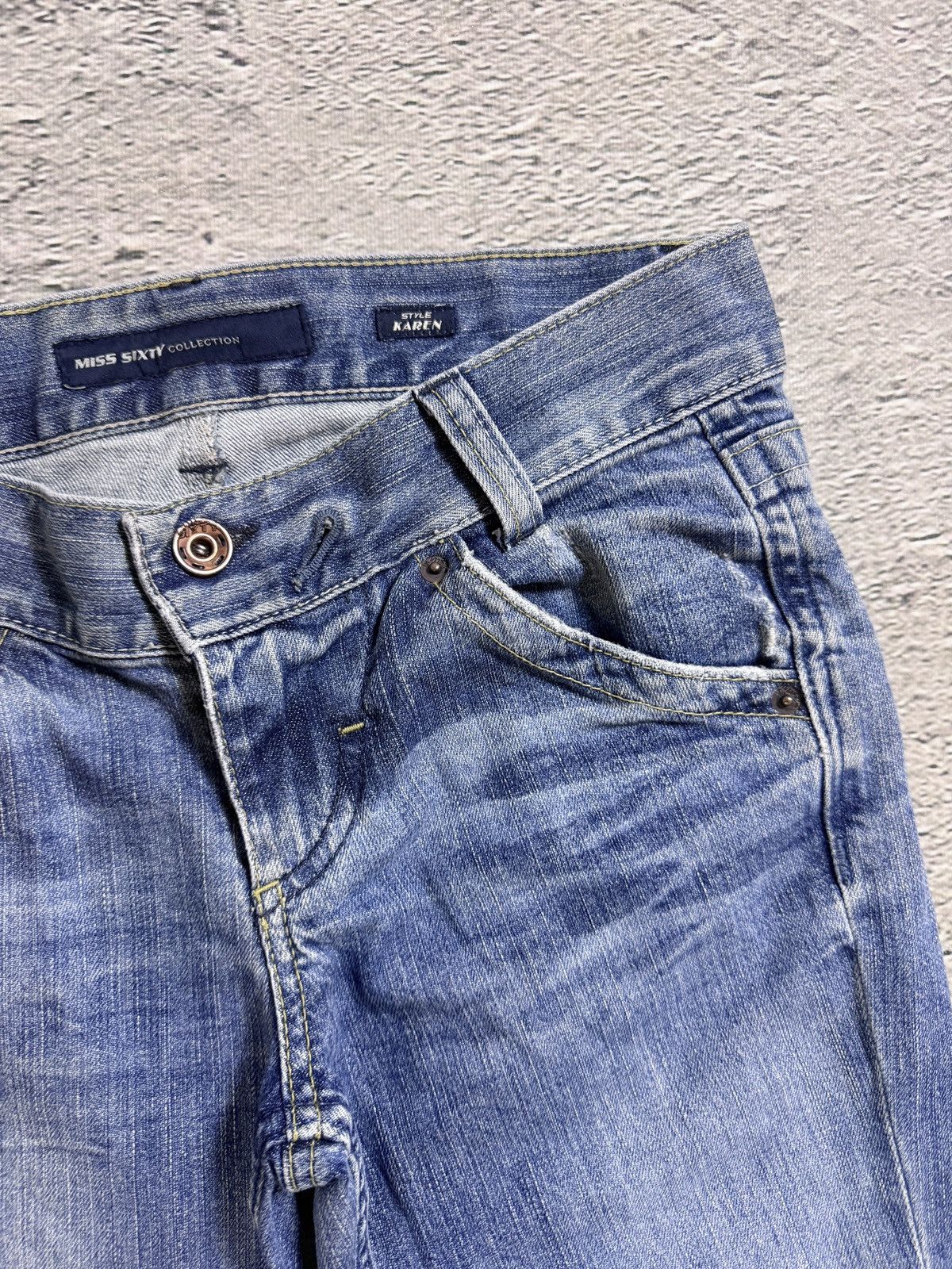 Miss Sixty Y2K Vintage Miss Sixty Jeans Bootcut Low Rise Size 28" / US 6 / IT 42 - 7 Thumbnail