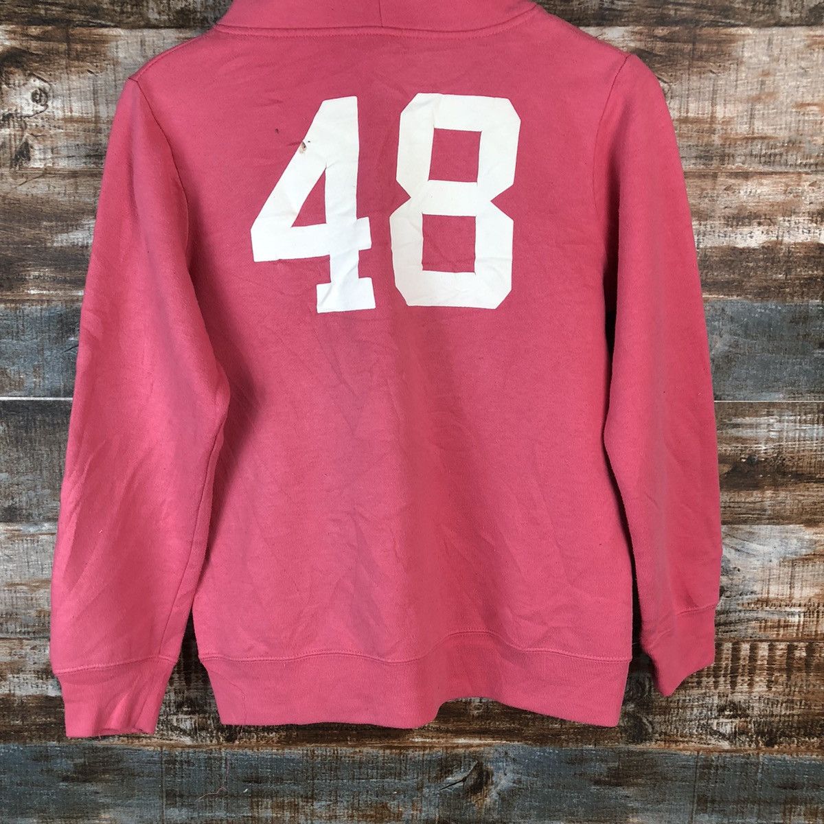 Japanese Brand BPKT11970 University New York Pink Hoodie #A2018 Size US S / EU 44-46 / 1 - 15 Thumbnail