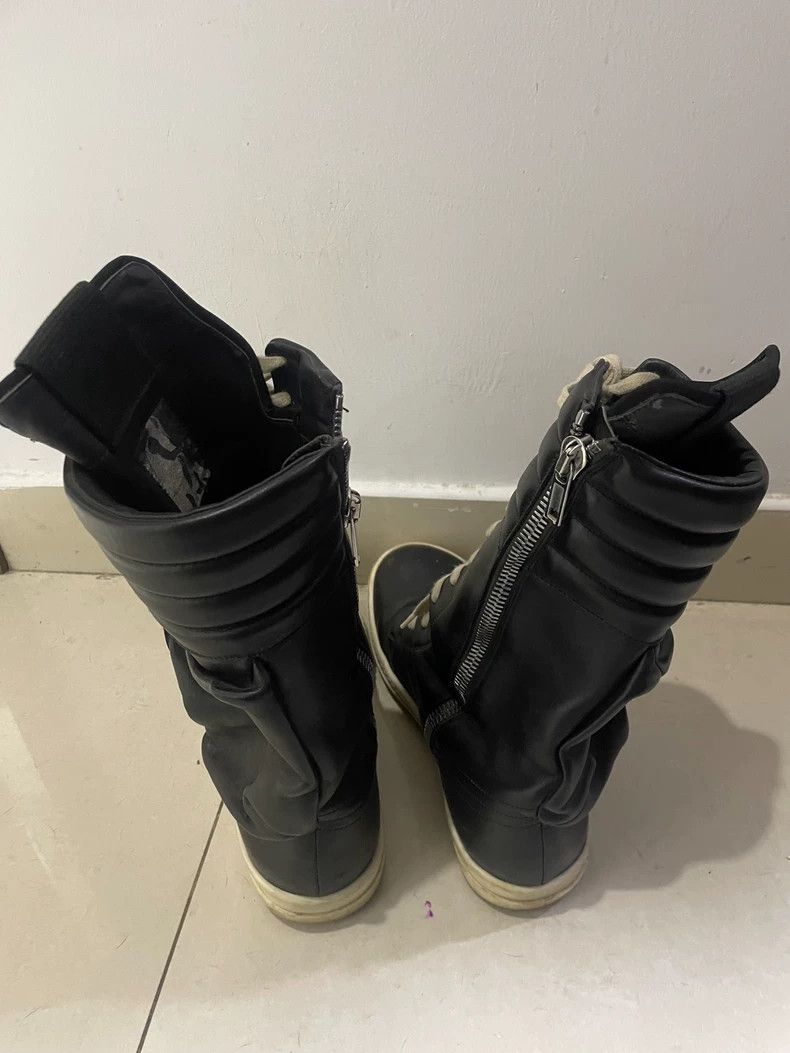 Rick Owens rick owens High Top Boots Zip Pocket Leather Boots 2502-Nex Size US 10 / EU 43 - 3 Thumbnail
